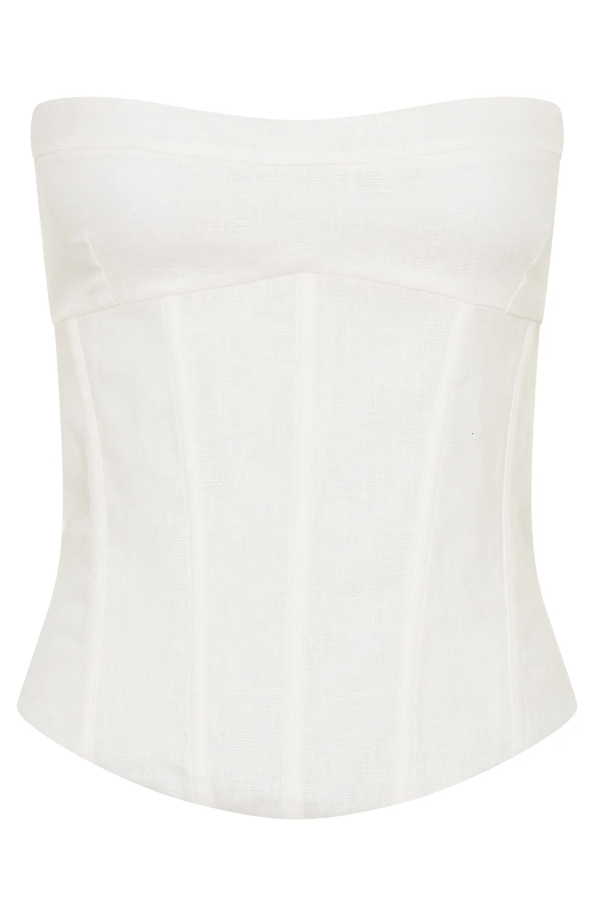 Downtown Pulse Strapless Bustier White - Image 6