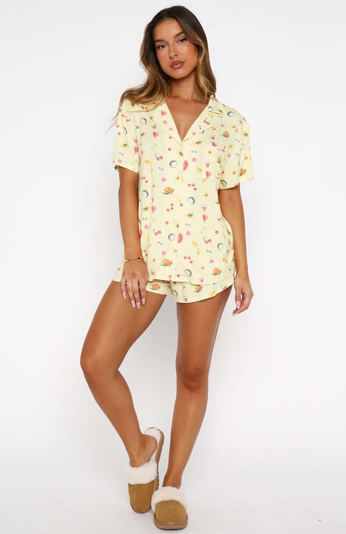 Dreamscape Printed Pyjama Set Fruit Salad - Image 5
