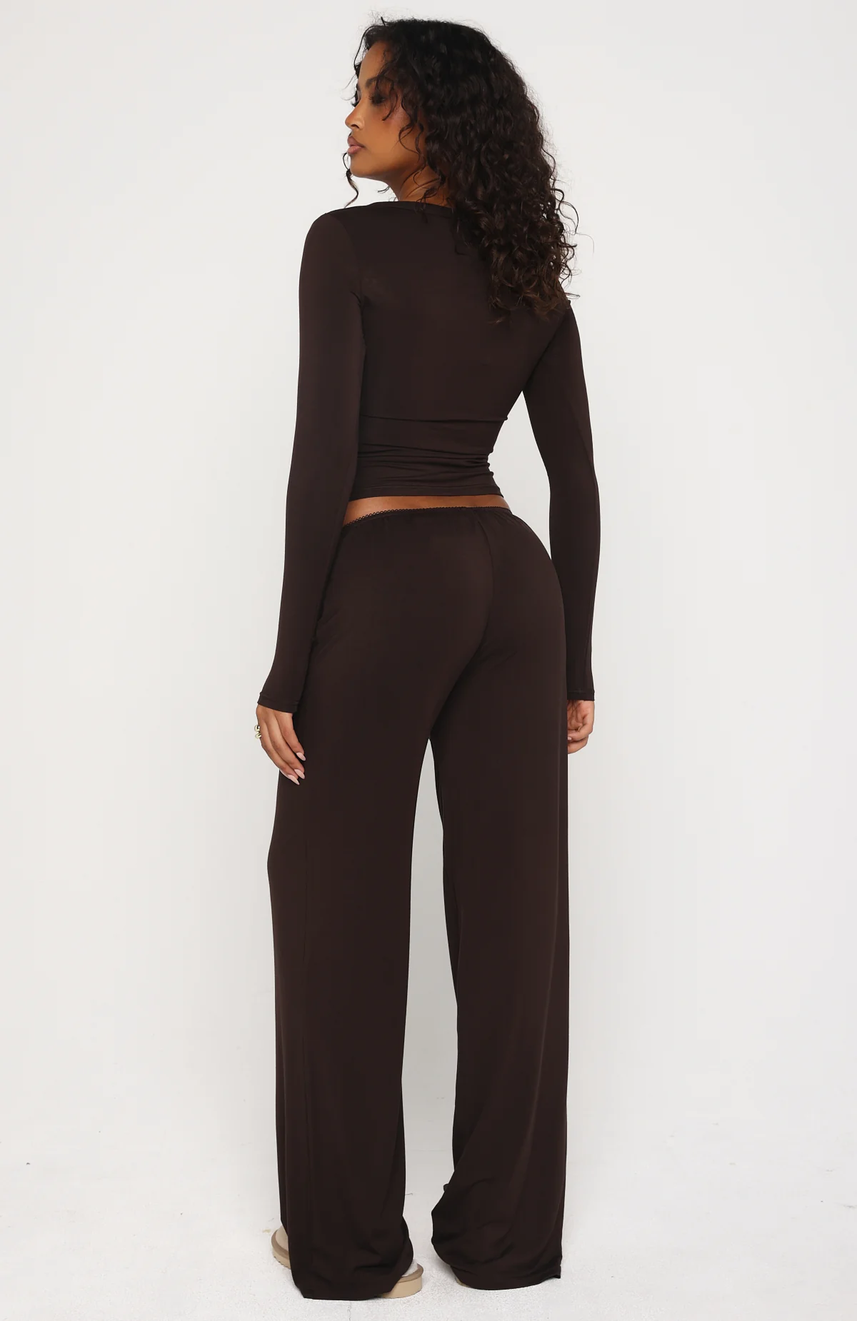 Dreamy Pyjama Pants Chocolate - Image 4