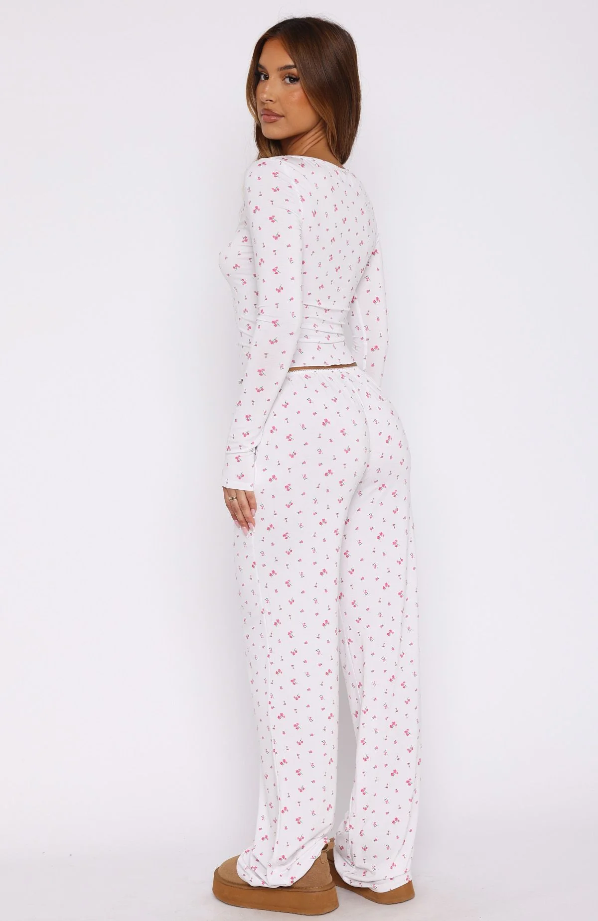 Dreamy Pyjama Pants Pink Blossom - Image 4