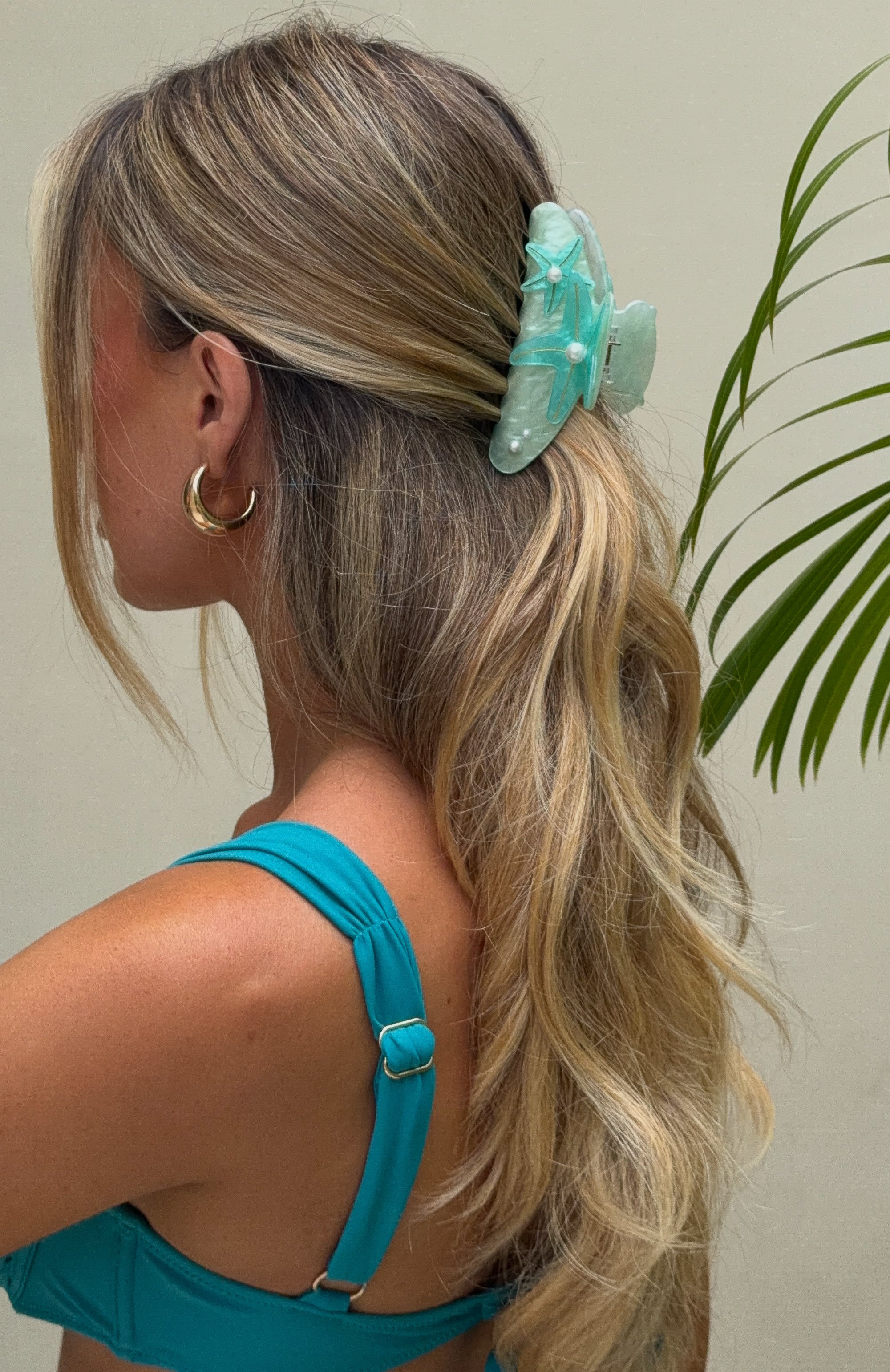 Egon Hair Clip Aqua - Image 3