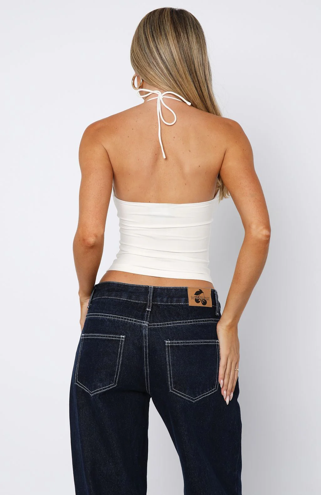 Electric Days Halter Top White - Image 4