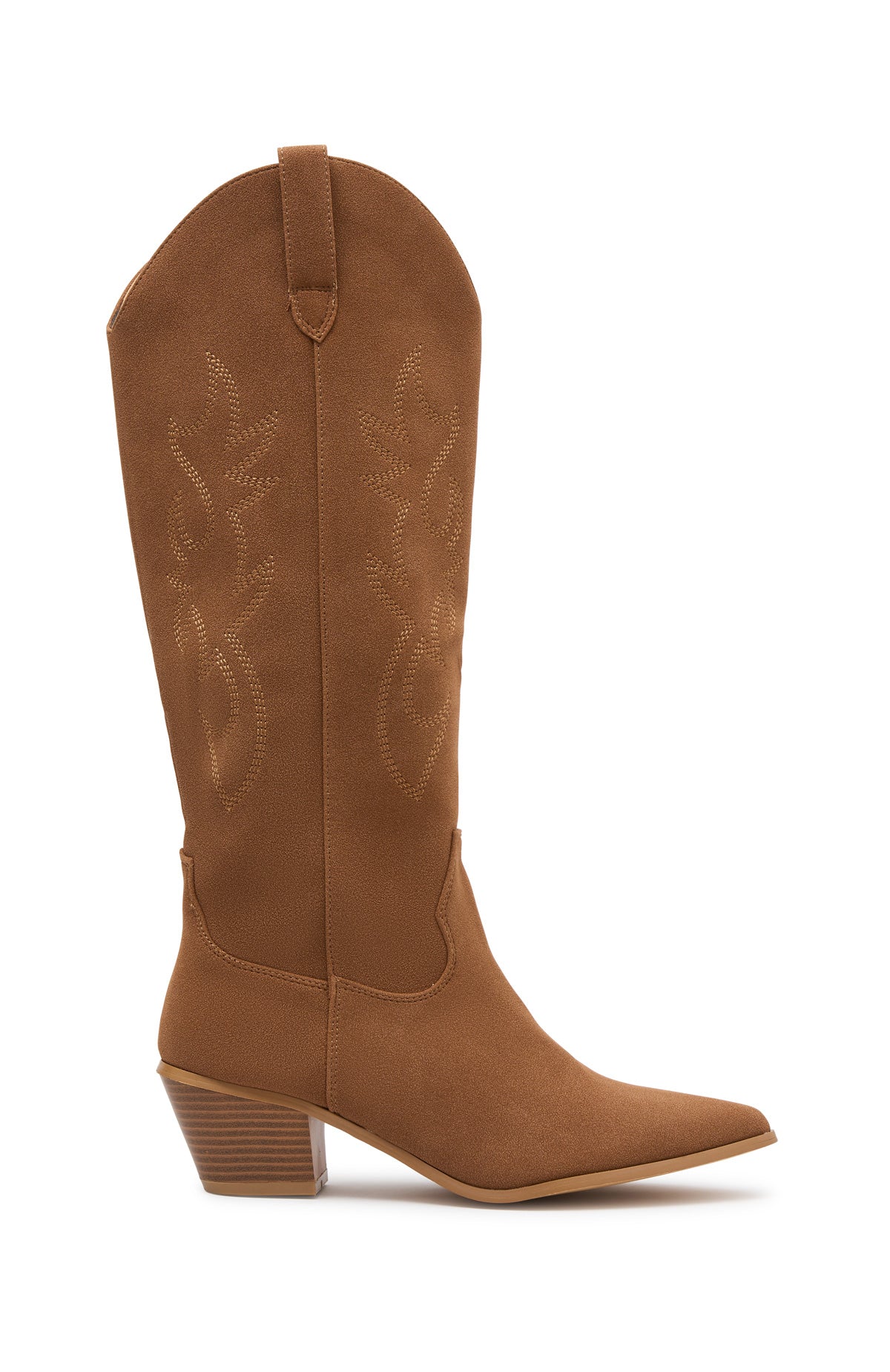 Elizabeth Cowboy Boots Camel - Image 2