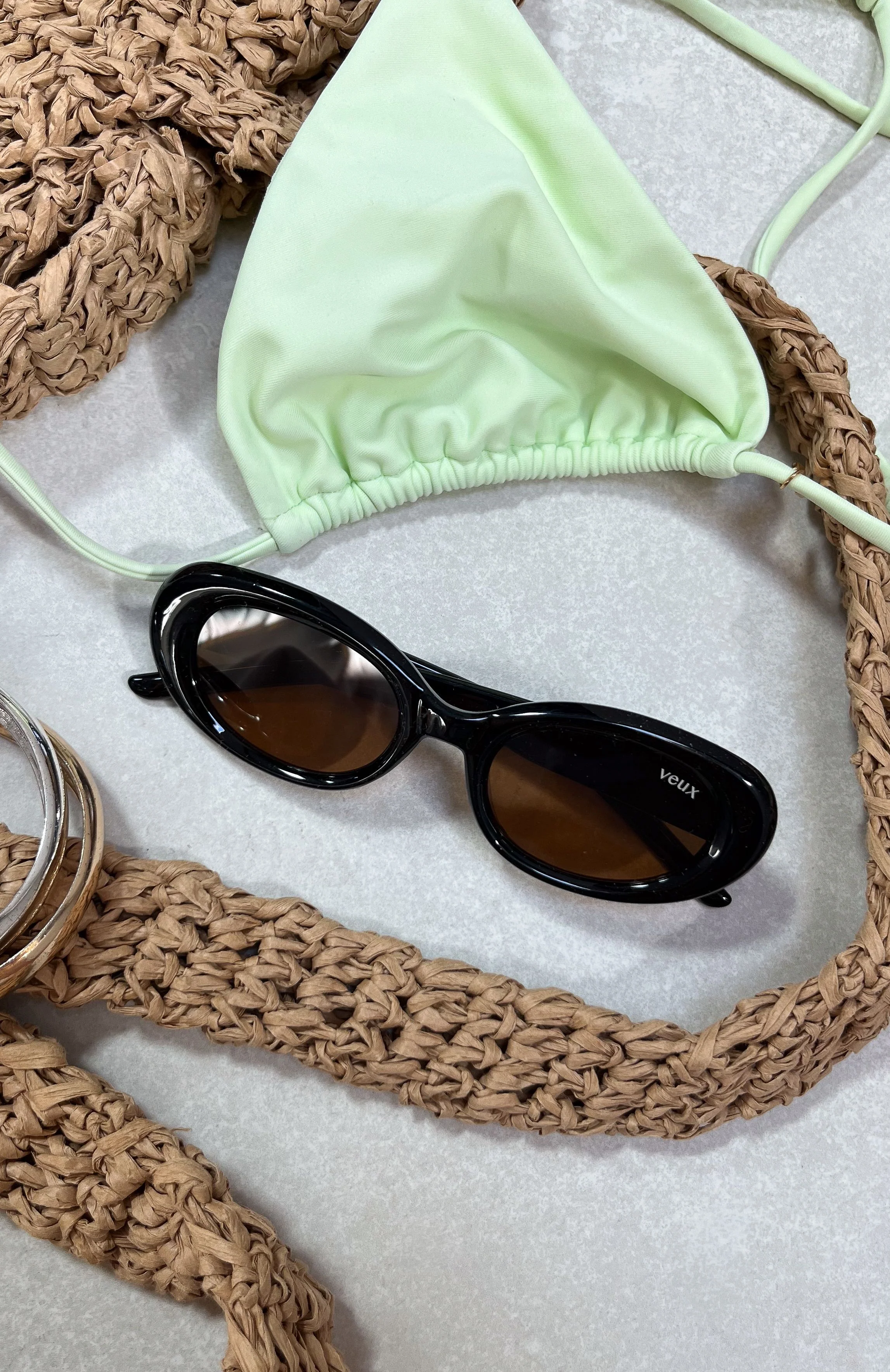 Emerald Sunglasses Black/Chocolate - Image 5