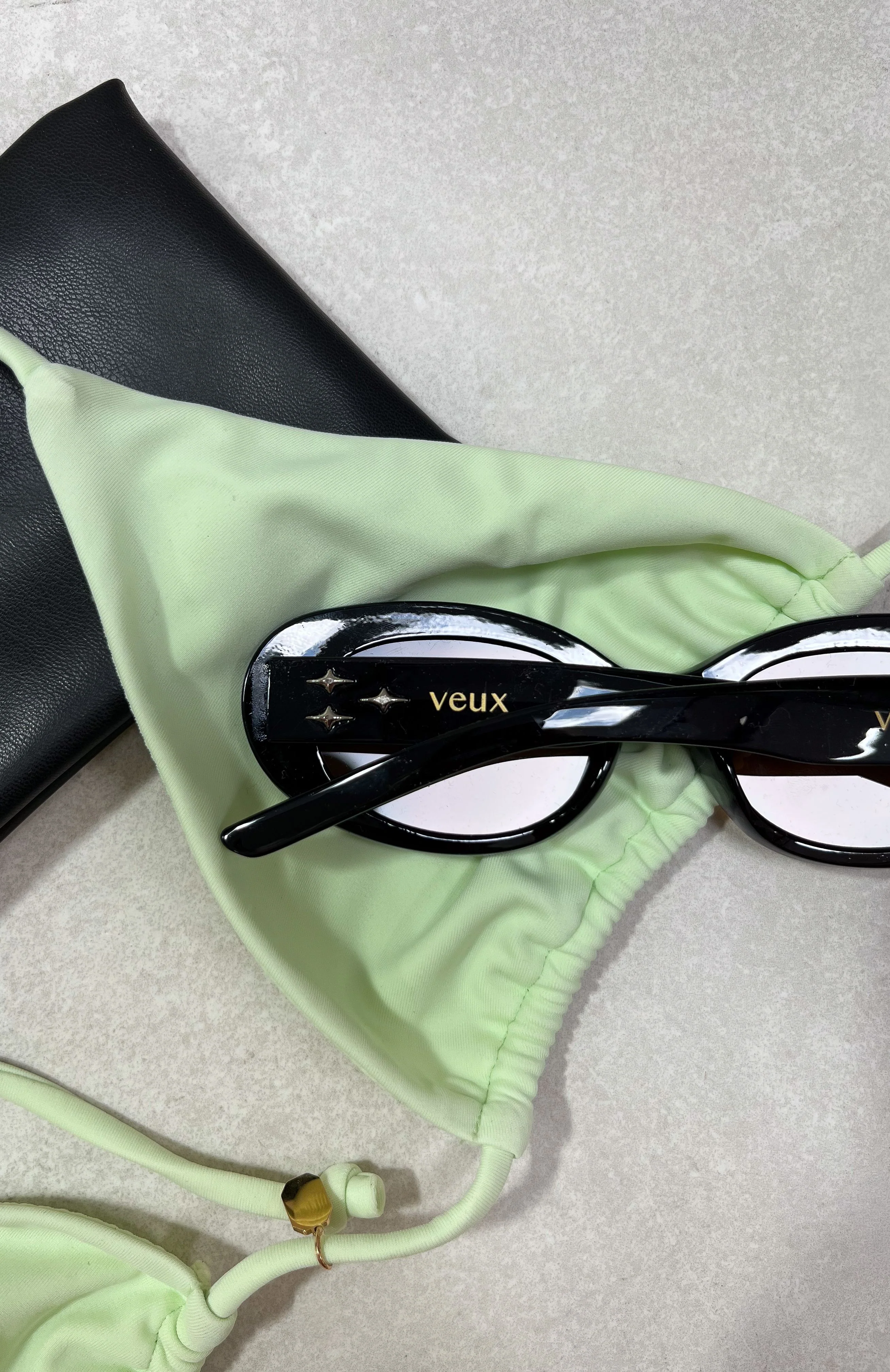 Emerald Sunglasses Black/Chocolate - Image 6