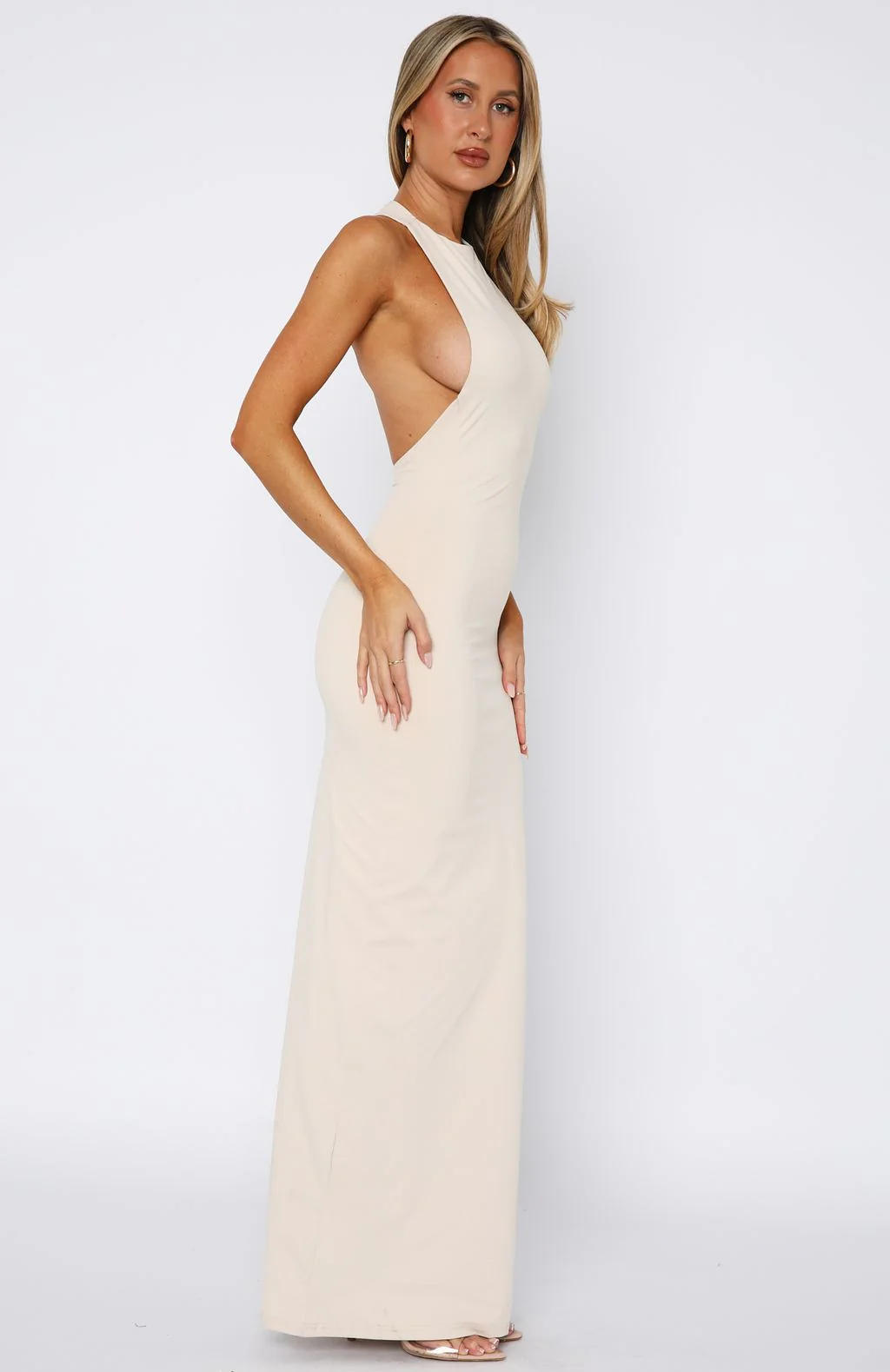 Endless Love Maxi Dress Bone - Image 4
