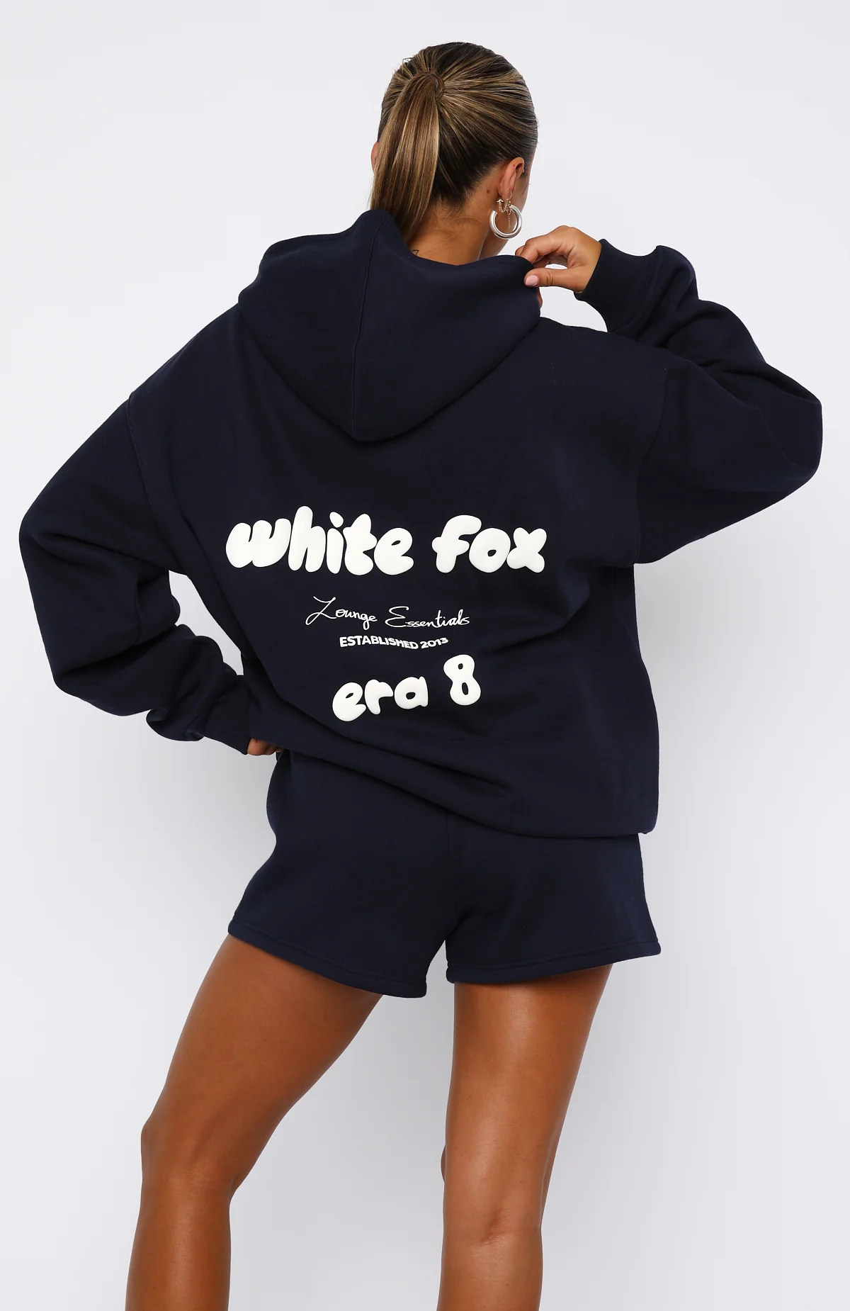 Era 8 Zip Front Hoodie Nautical - Image 4