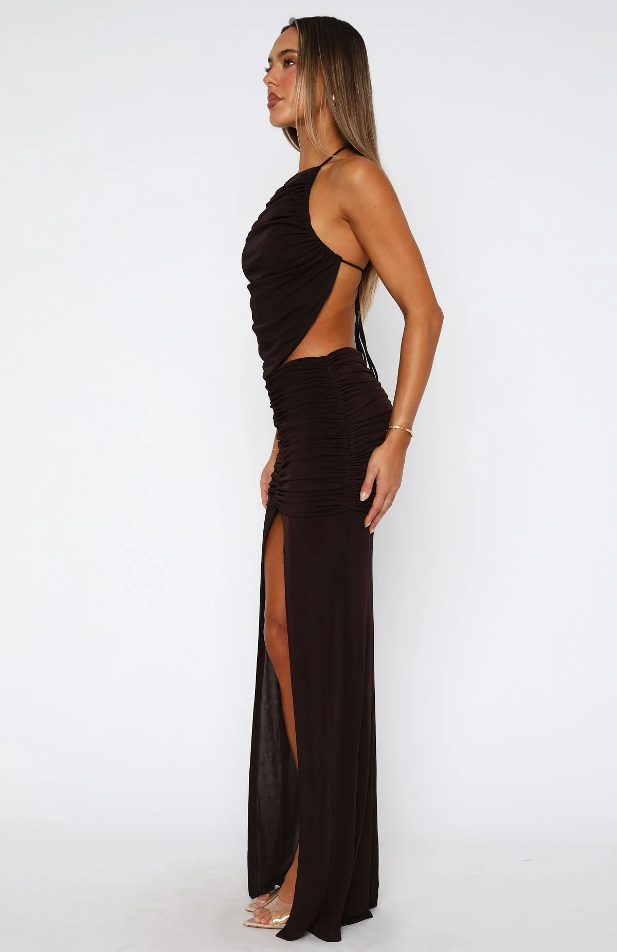 Everlasting Midi Skirt Chocolate - Image 3