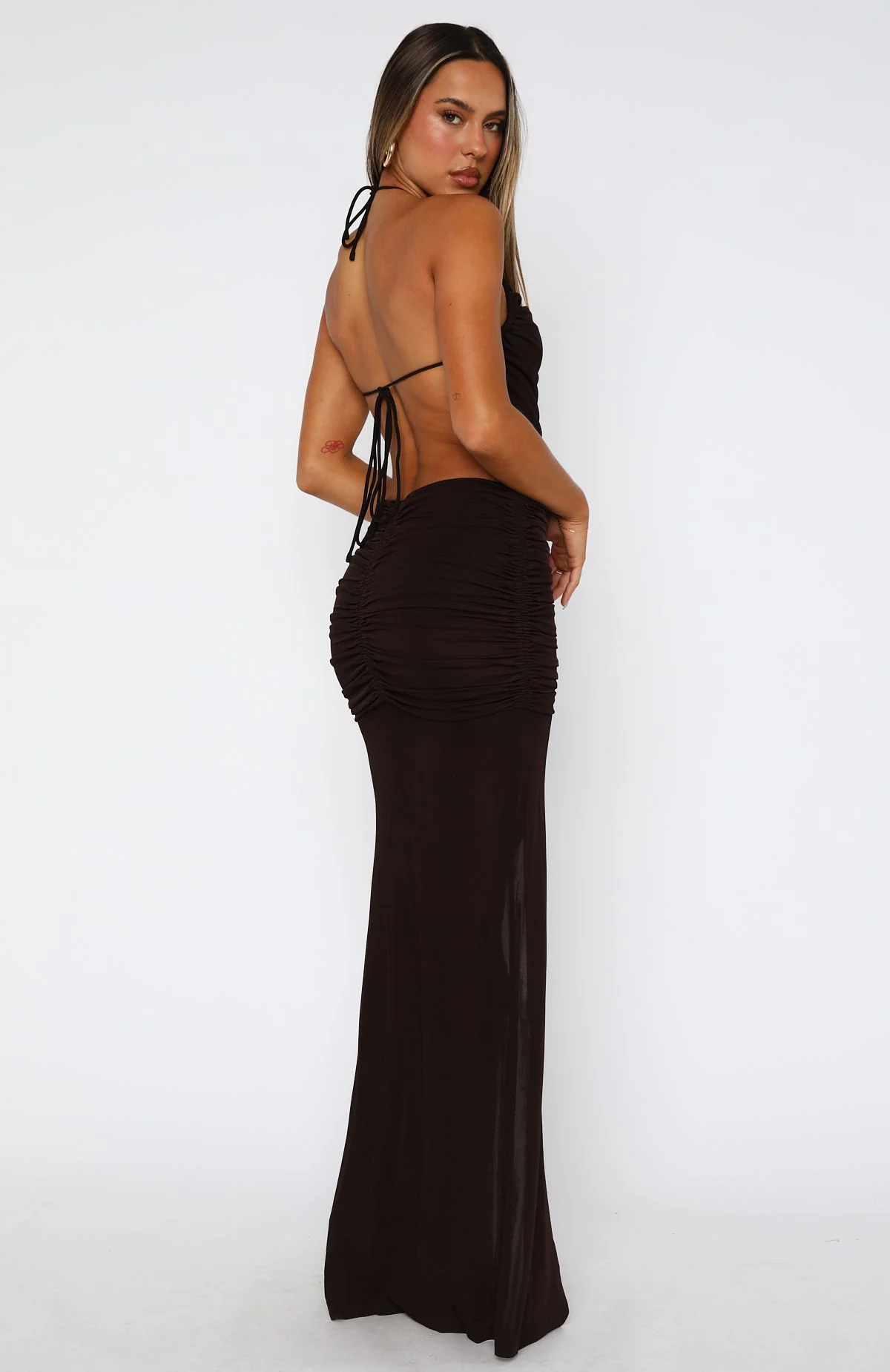 Everlasting Midi Skirt Chocolate - Image 4