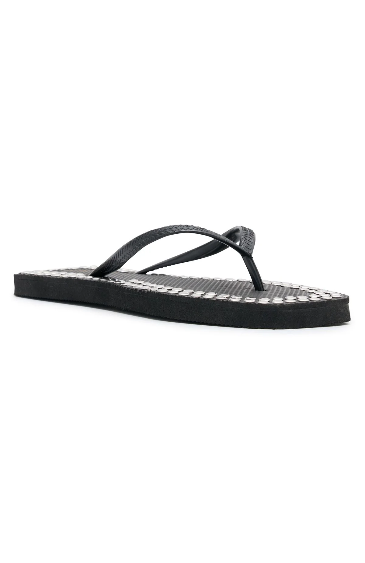 Eyre Studded Thong Sandals Black - Image 3
