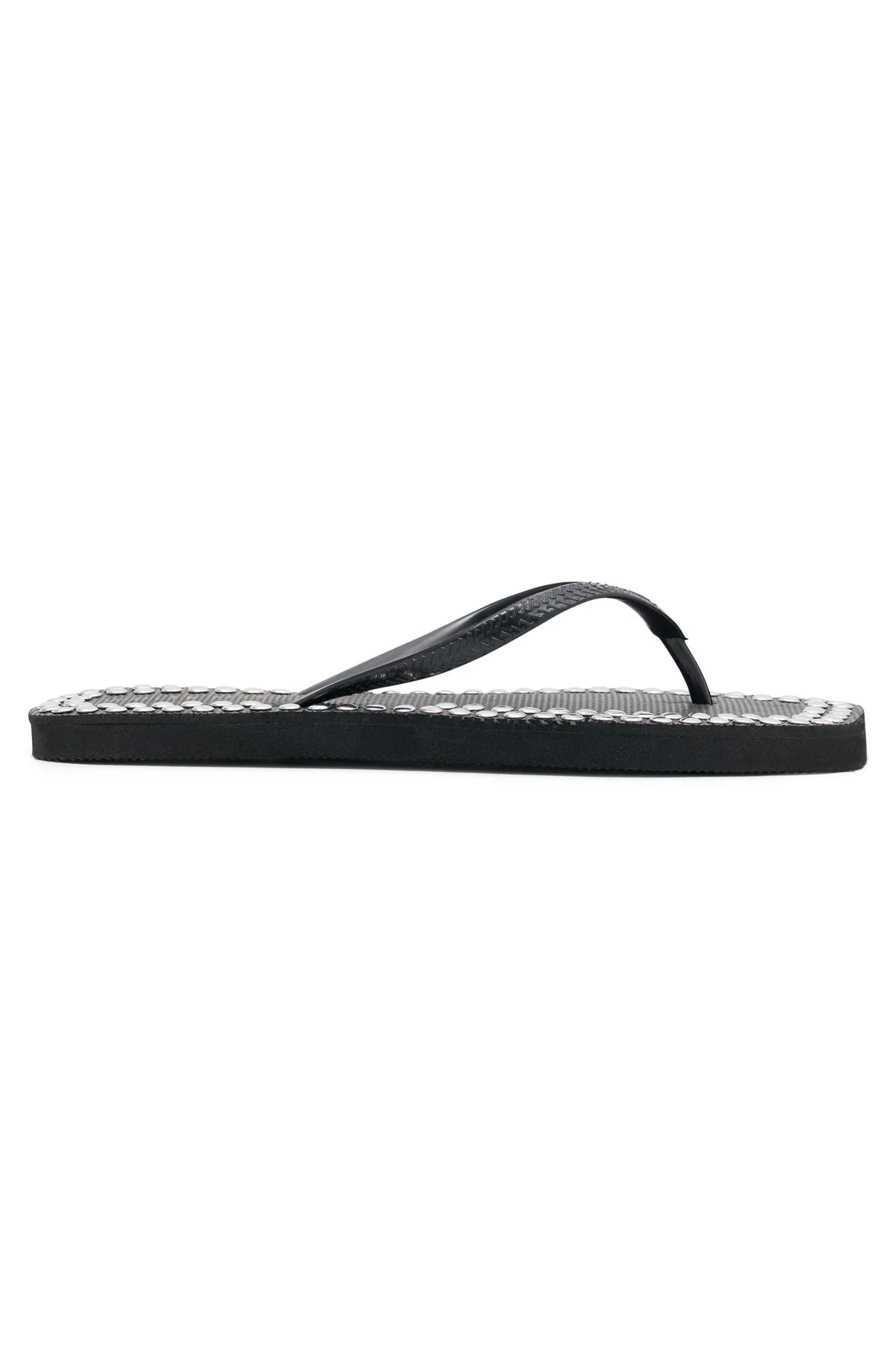 Eyre Studded Thong Sandals Black - Image 4