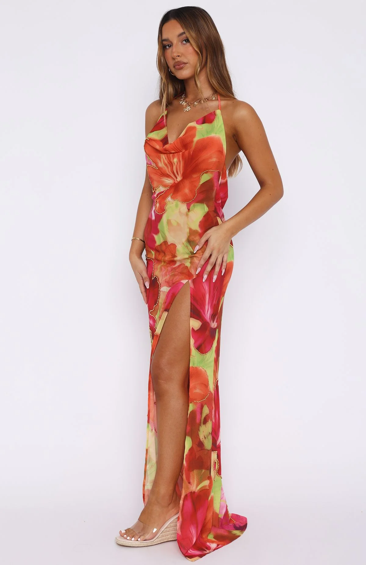 Falling Into You Maxi Dress Tropical Bloom - Image 5