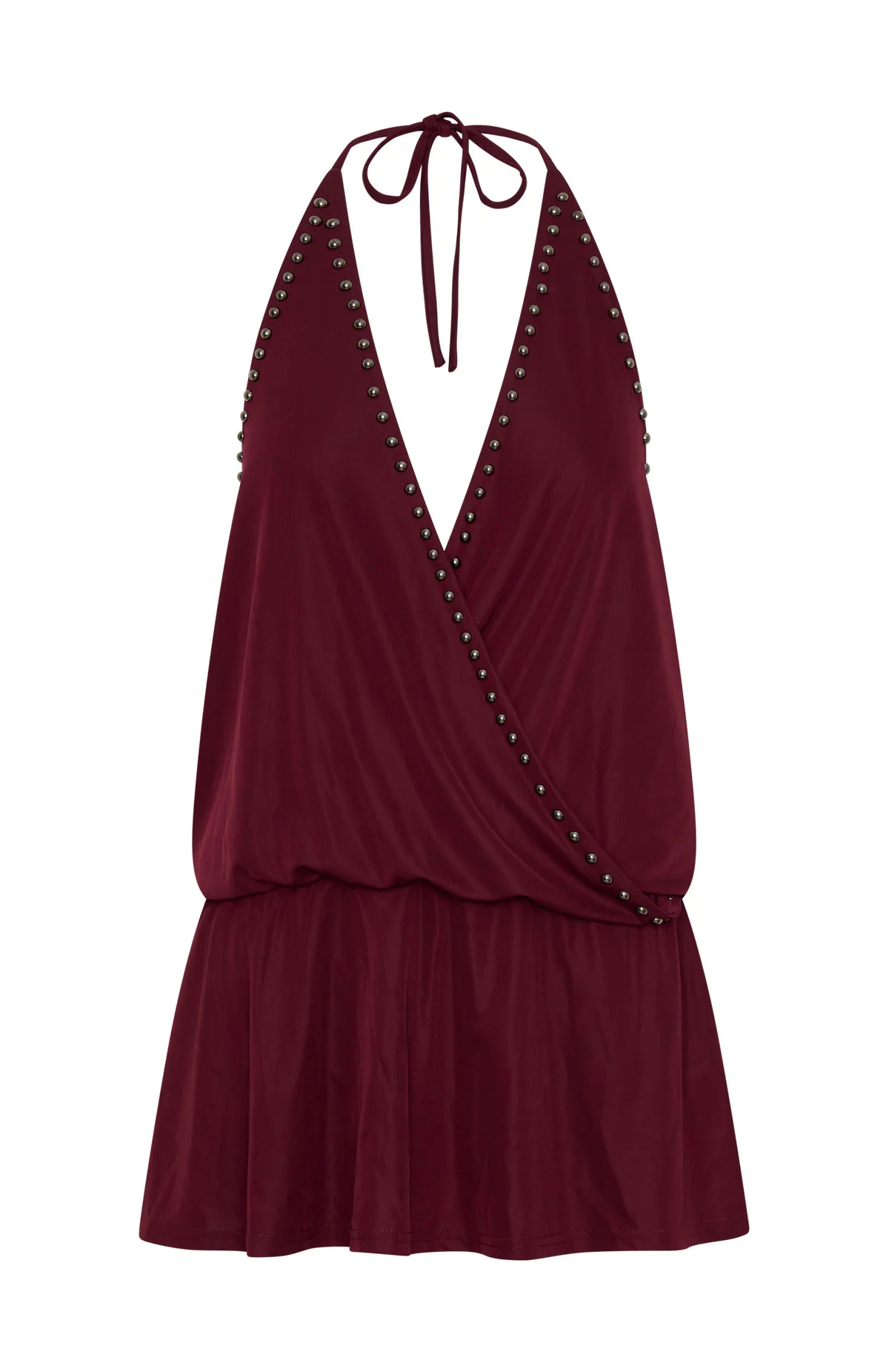 Favourite Moment Mini Dress Cherry Cola - Image 8