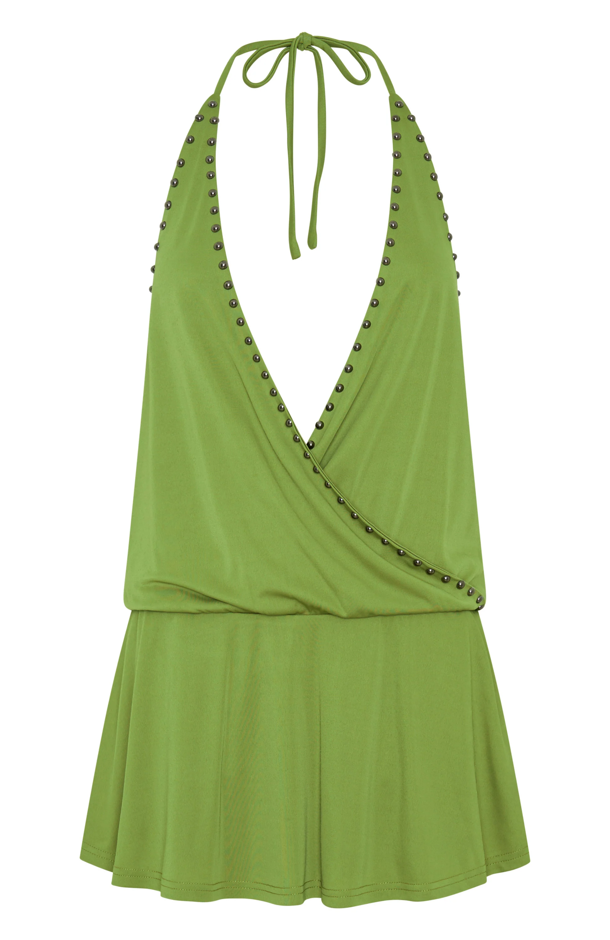 Favourite Moment Mini Dress Olive - Image 9