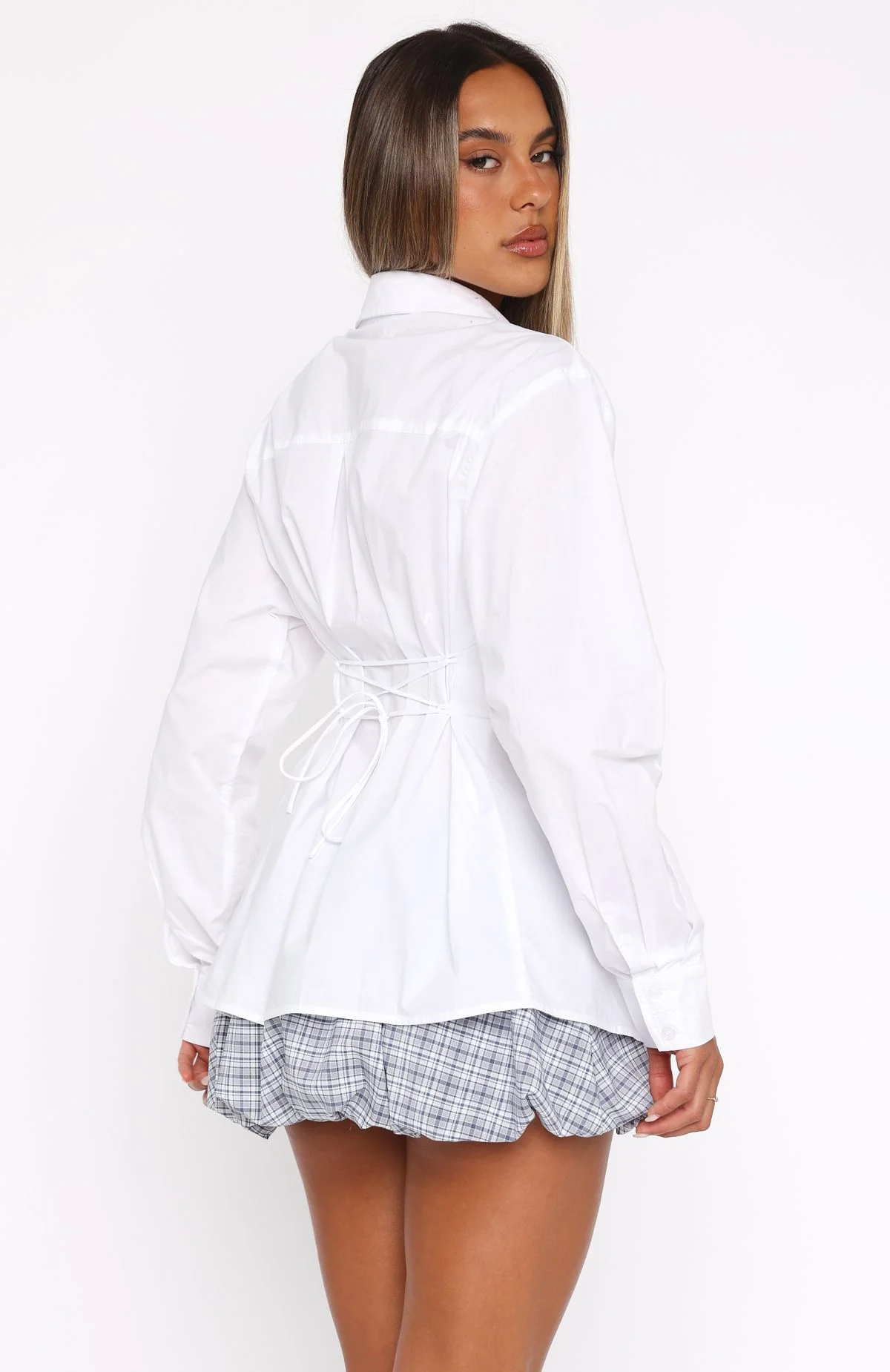 Feeling Is Mutual Long Sleeve Shirt White - Image 4