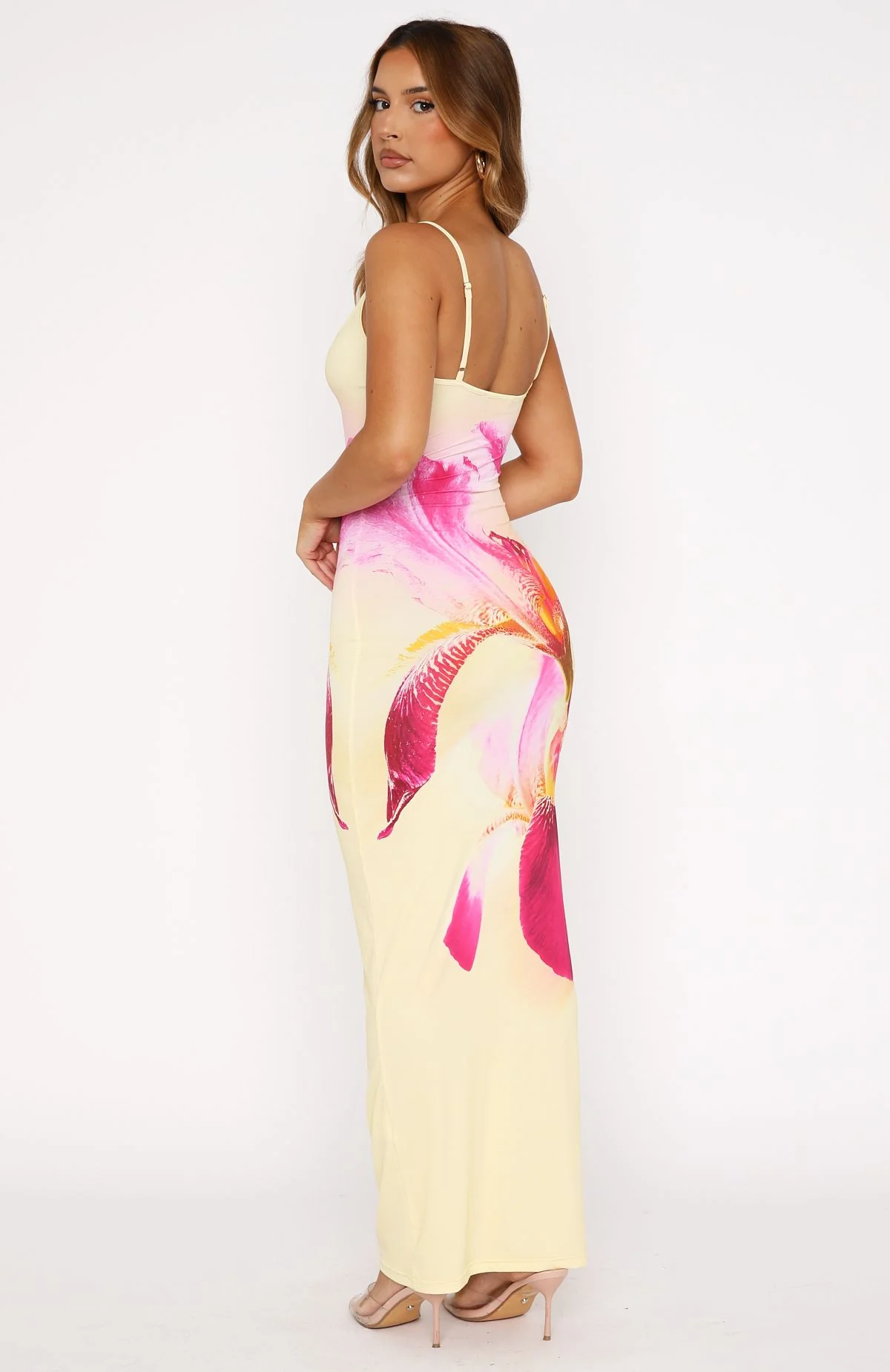 Feeling The Heat Maxi Dress Lemon Spritz - Image 4