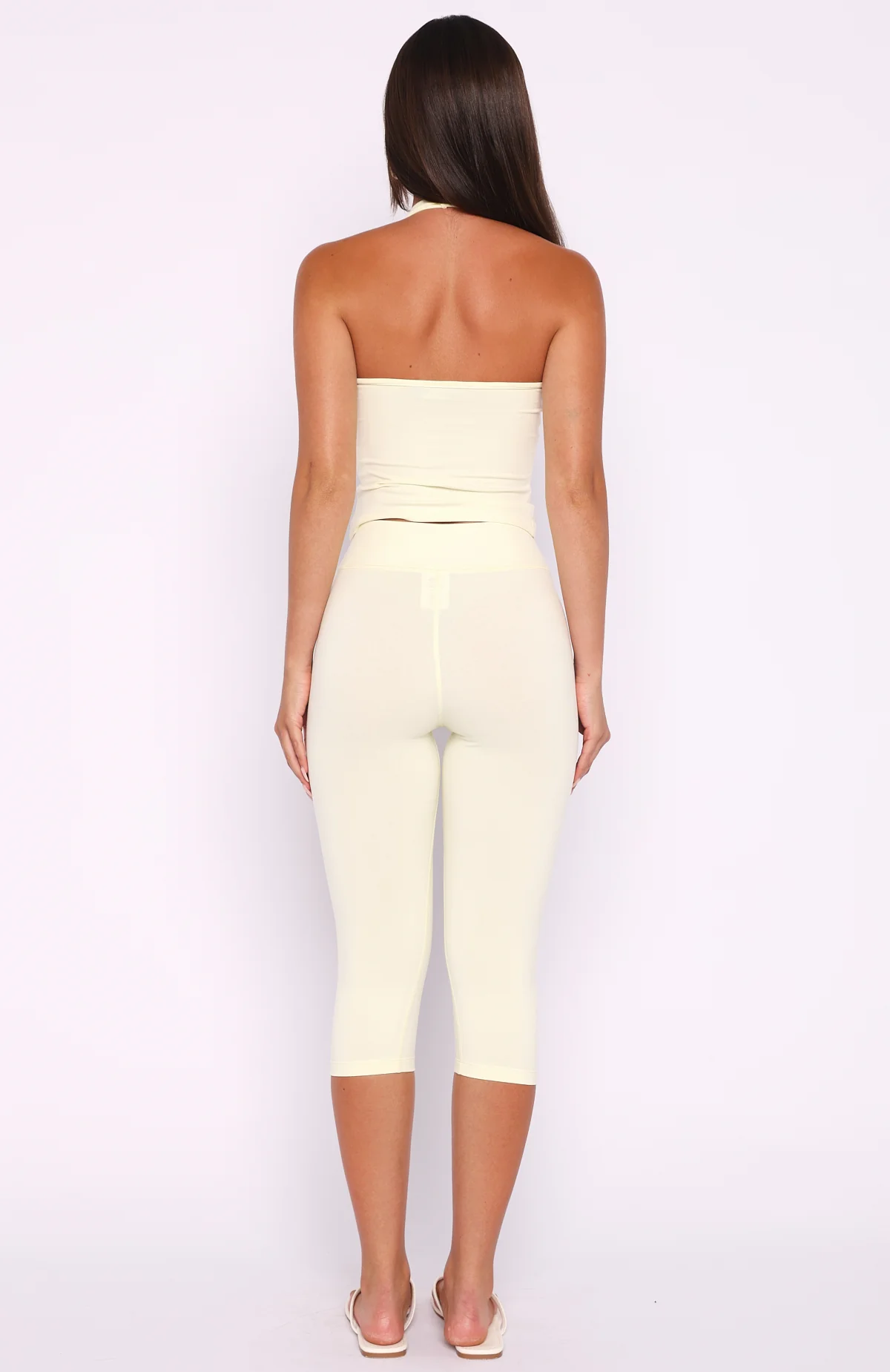 Focus On The Good Capri Pants Lemon - Image 4