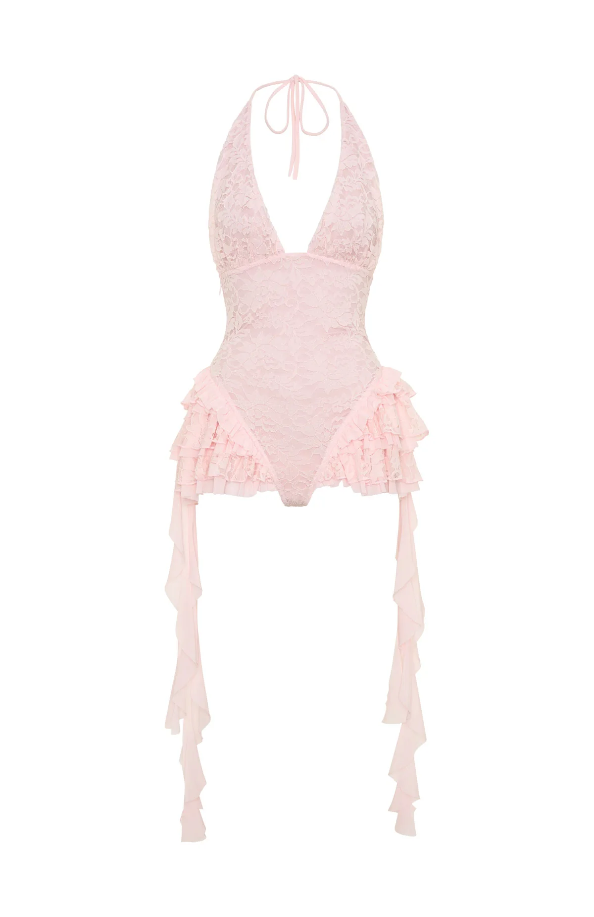 Found My Rhythm Playsuit Dusty Pink - Image 10