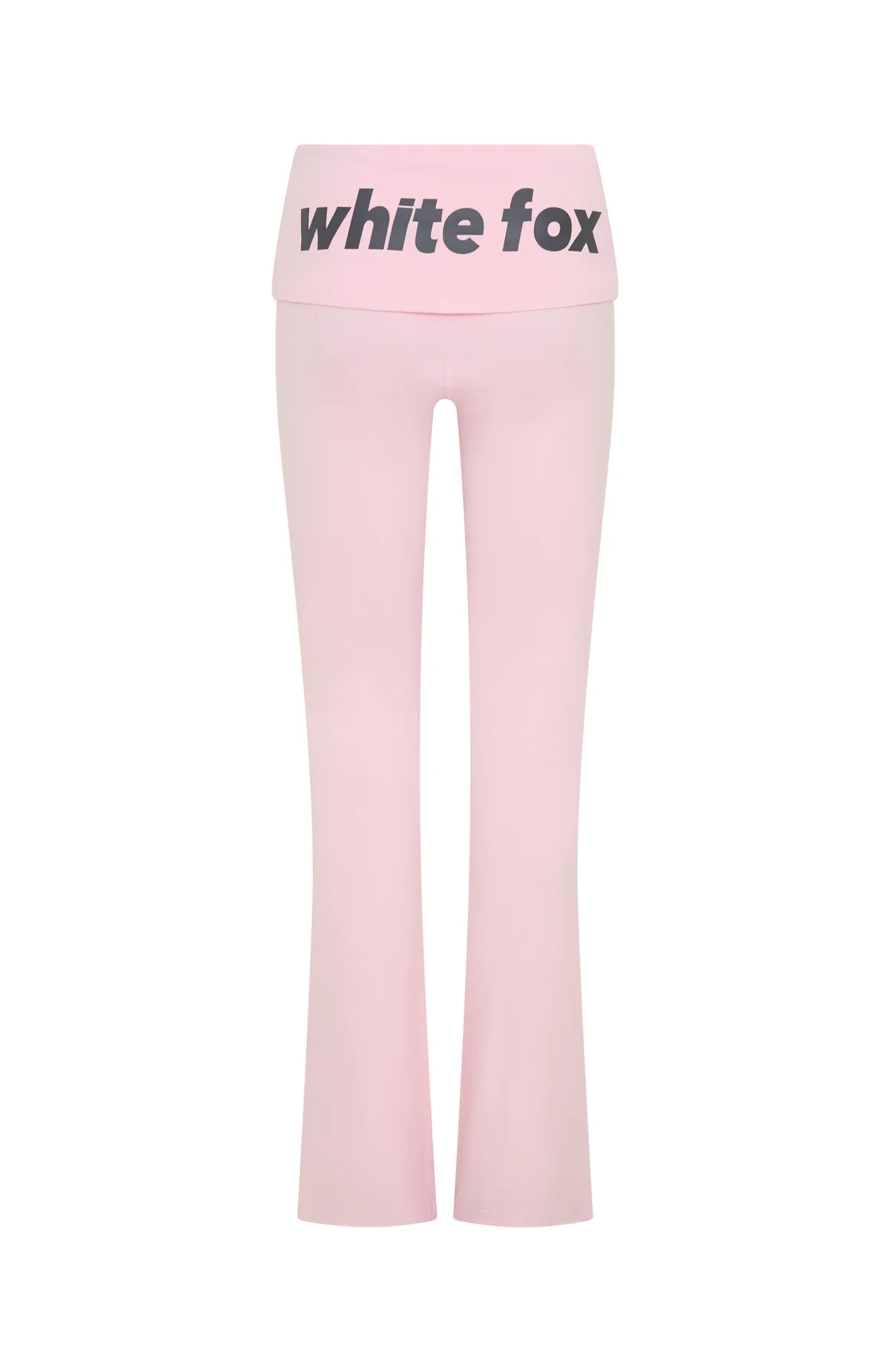 From The Archives Gigi Fold Over Flare Pants Pink - Image 6