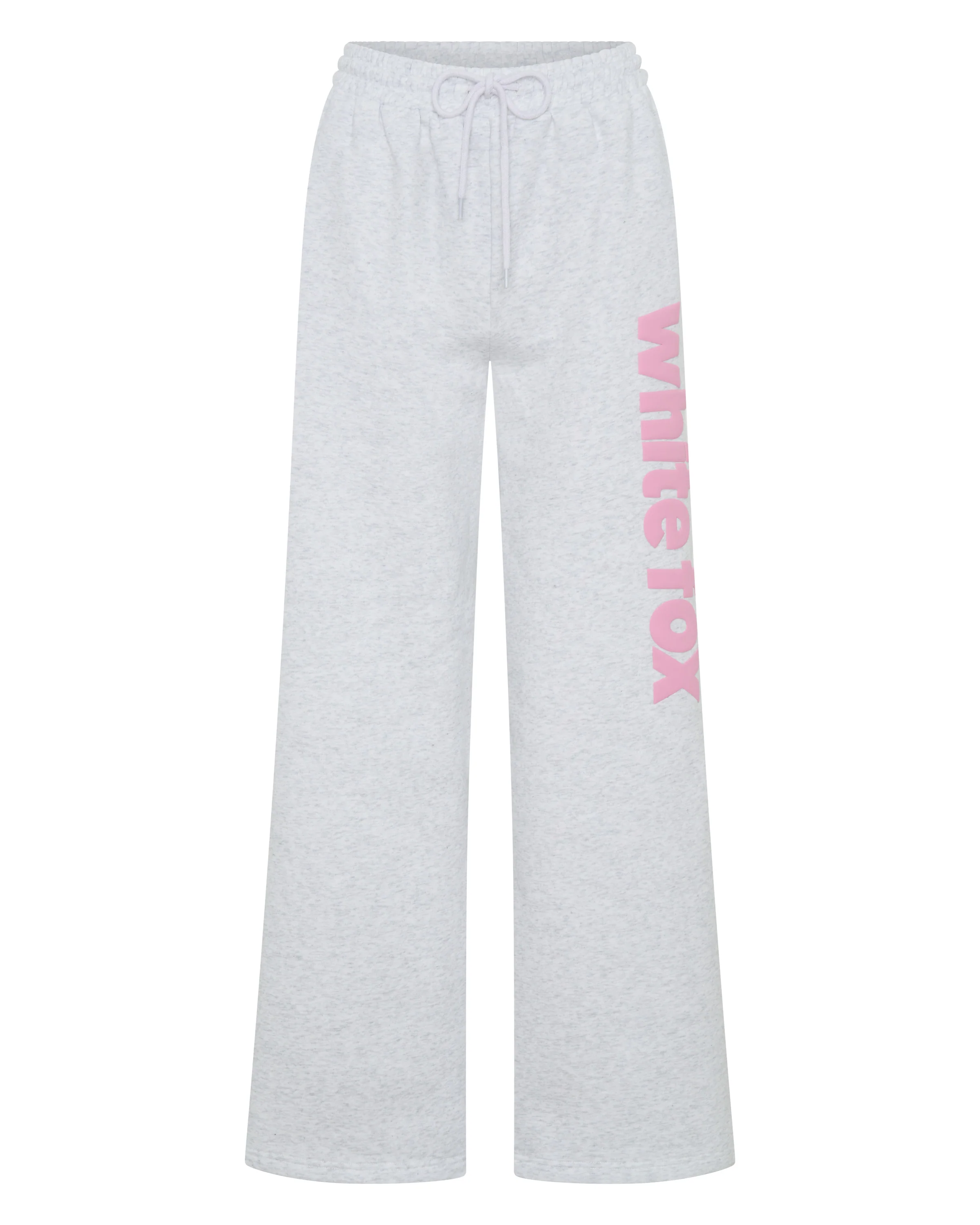 From The Archives Kenzie Wide Leg Sweatpants Grey Marle - Image 5
