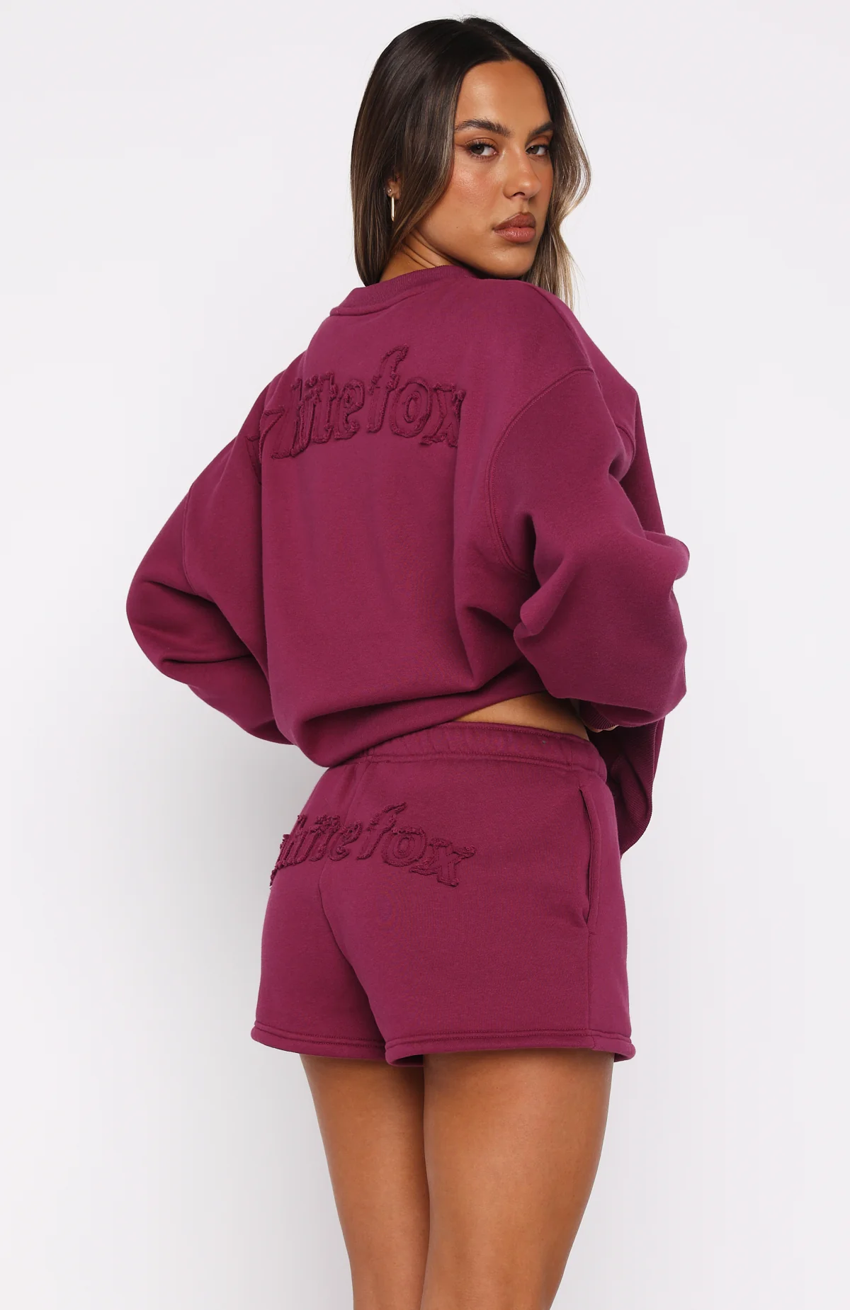 From The Archives Lexi Lounge Shorts Berry - Image 4