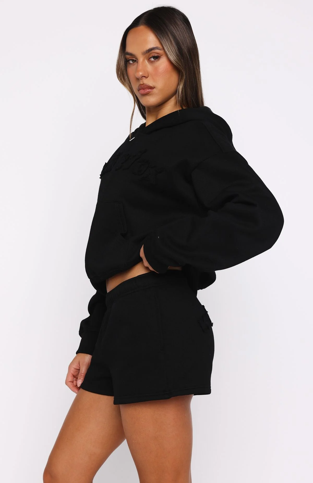 From The Archives Lexi Lounge Shorts Black - Image 3