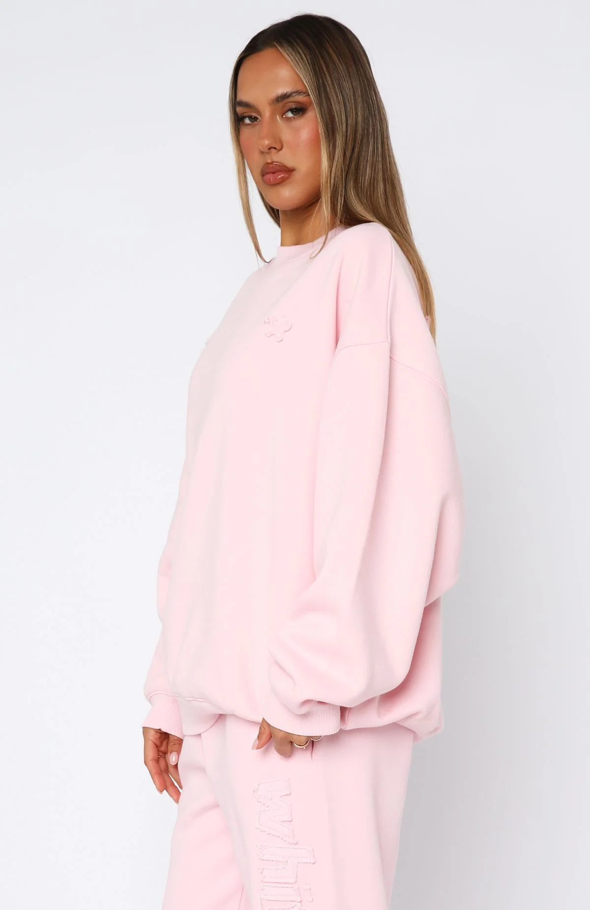 From The Archives Lexi Oversized Sweater Pink - Image 3