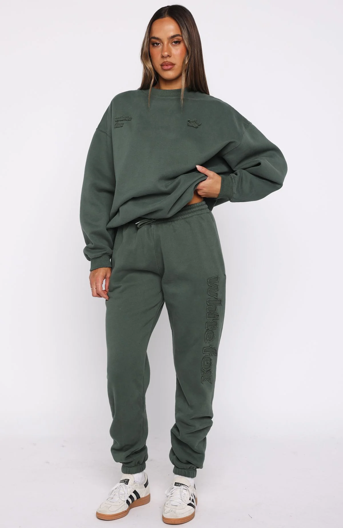 From The Archives Lexi Sweatpants Khaki - Image 2