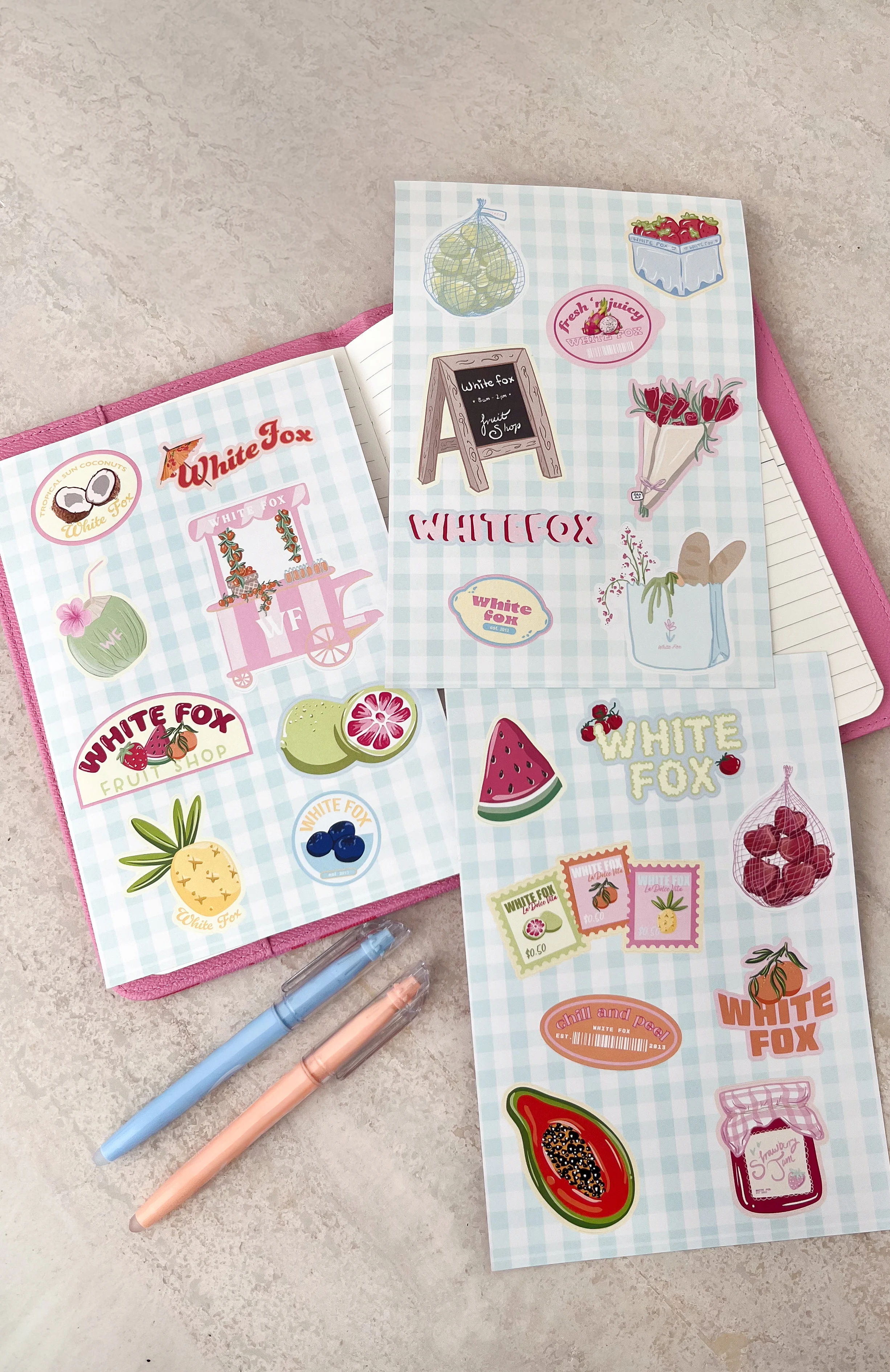 Fruit Shop Sticker Pack Multi