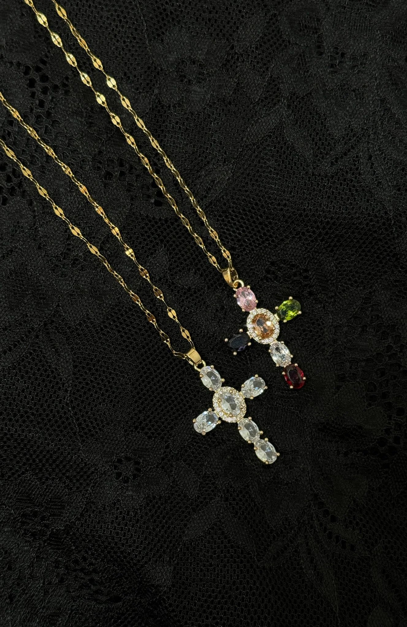 Gable Necklace Set Gold - Image 5