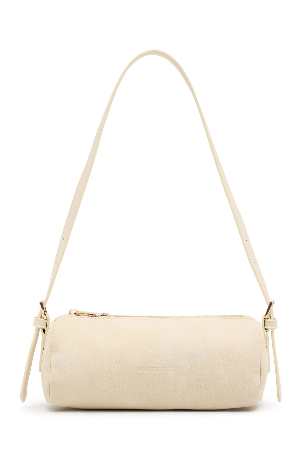 Gannon Shoulder Bag Bone Faux Suede - Image 4