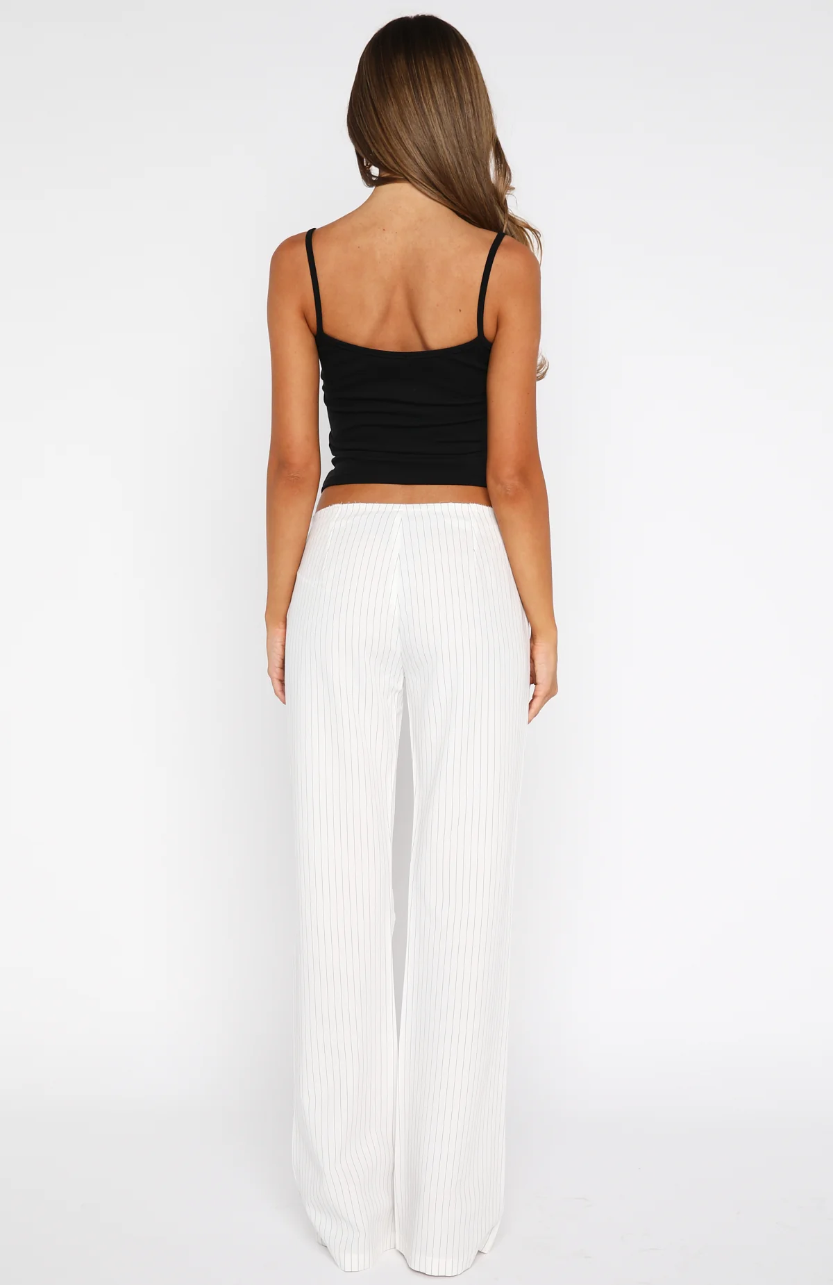 Getting You Close Pants White Pinstripe - Image 4