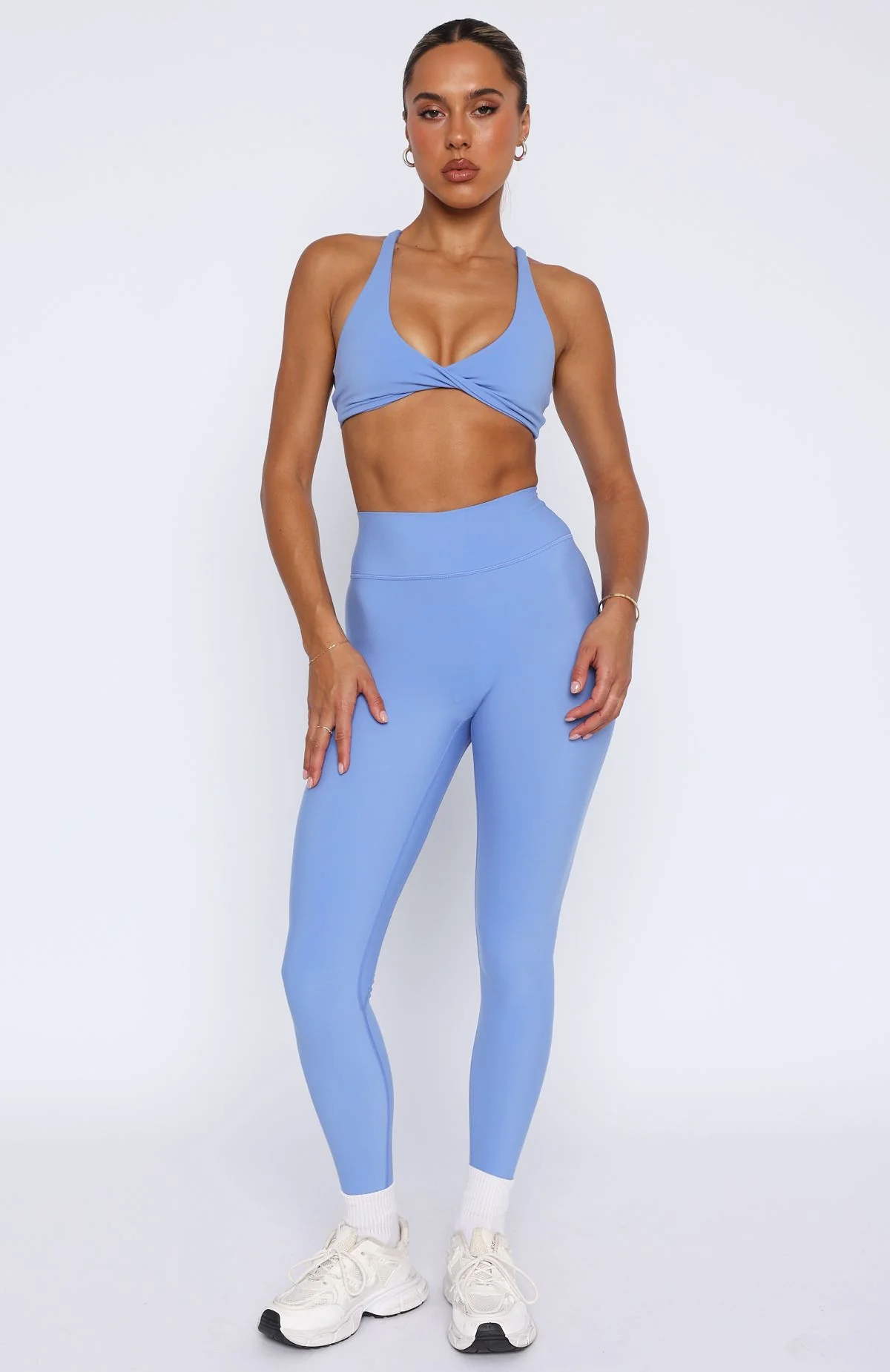 Go Getter High Waisted Leggings Blueberry - Image 2