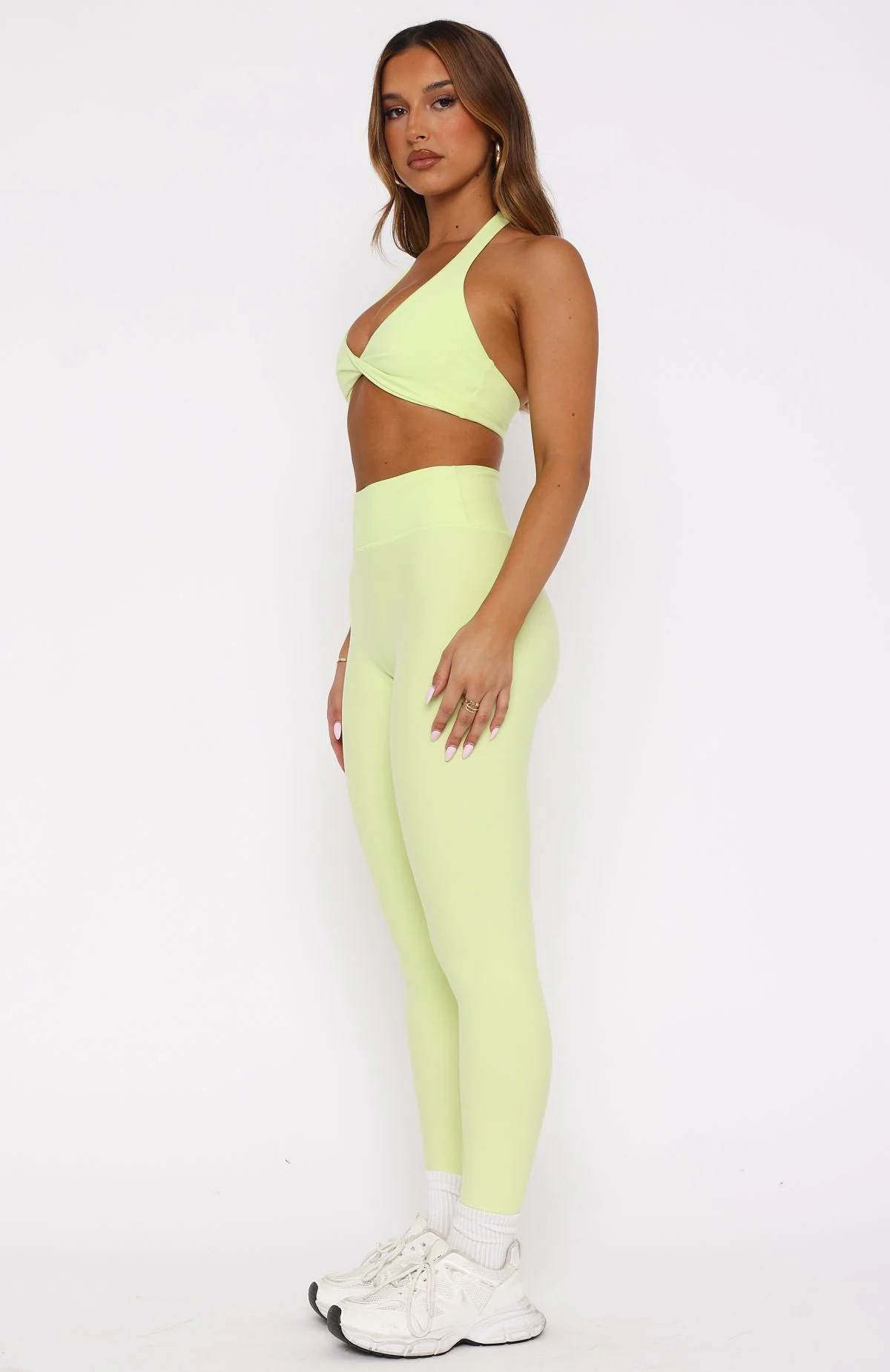 Go Getter High Waisted Leggings Citrus - Image 3