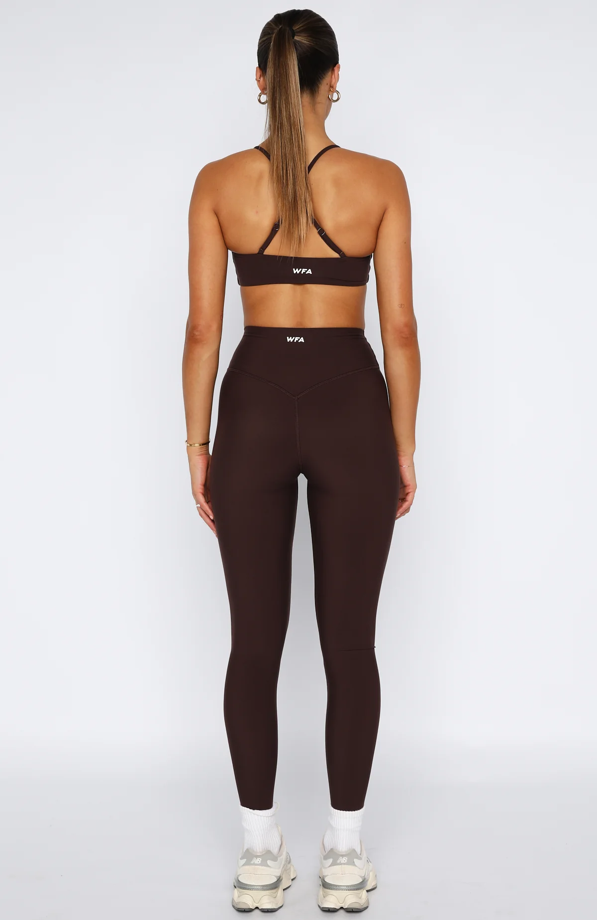 Go Getter High Waisted Leggings Dark Chocolate - Image 5