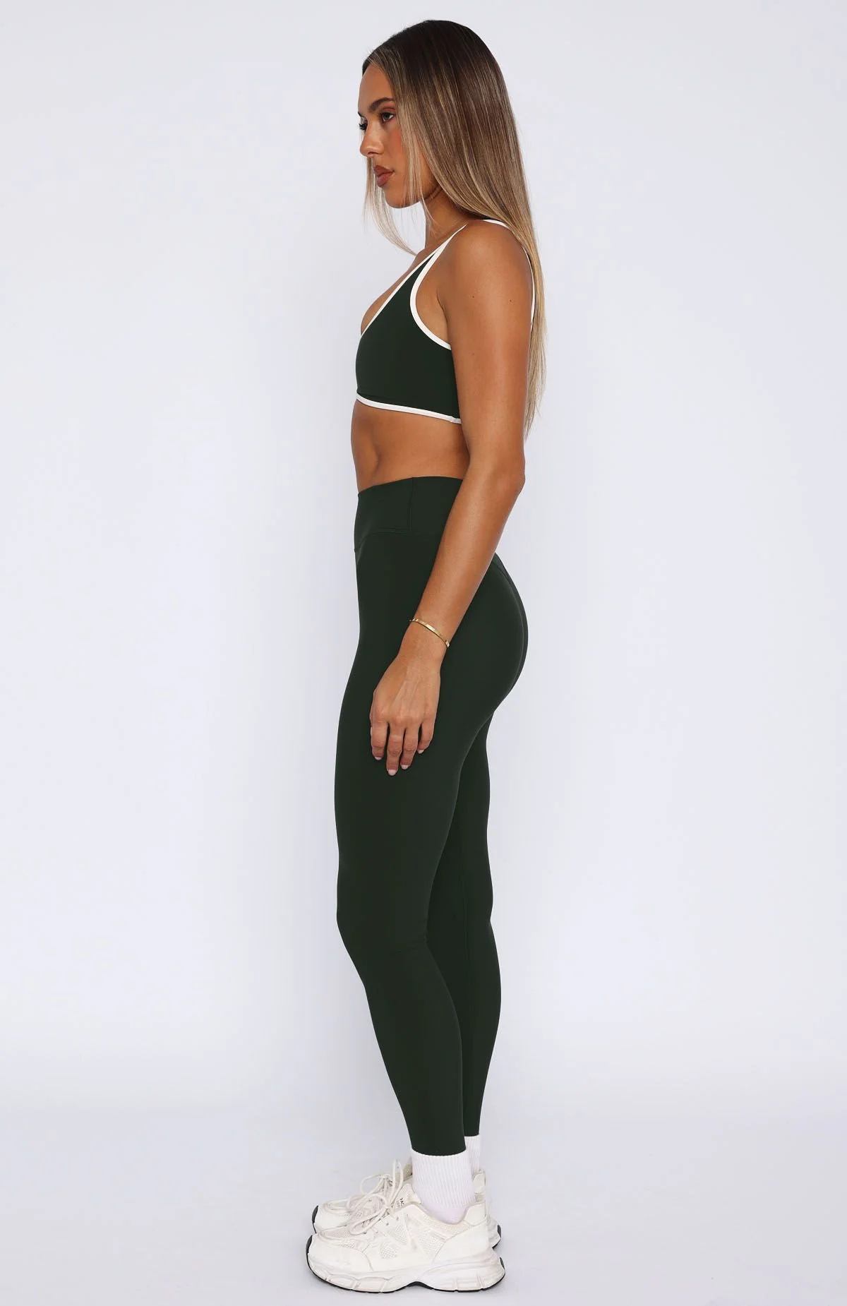 Go Getter High Waisted Leggings Forest - Image 3