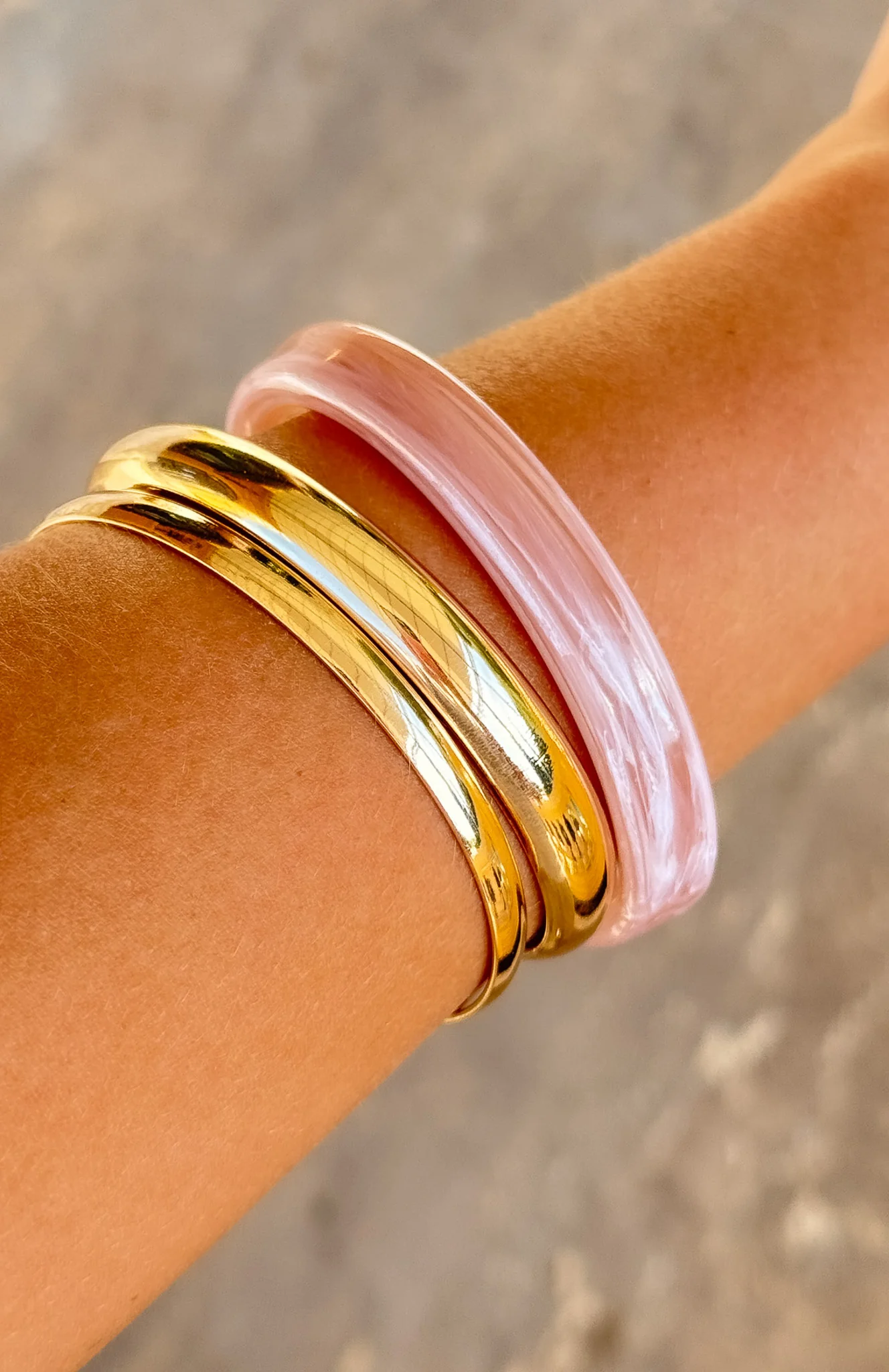Goran Bracelet Set Gold - Image 4
