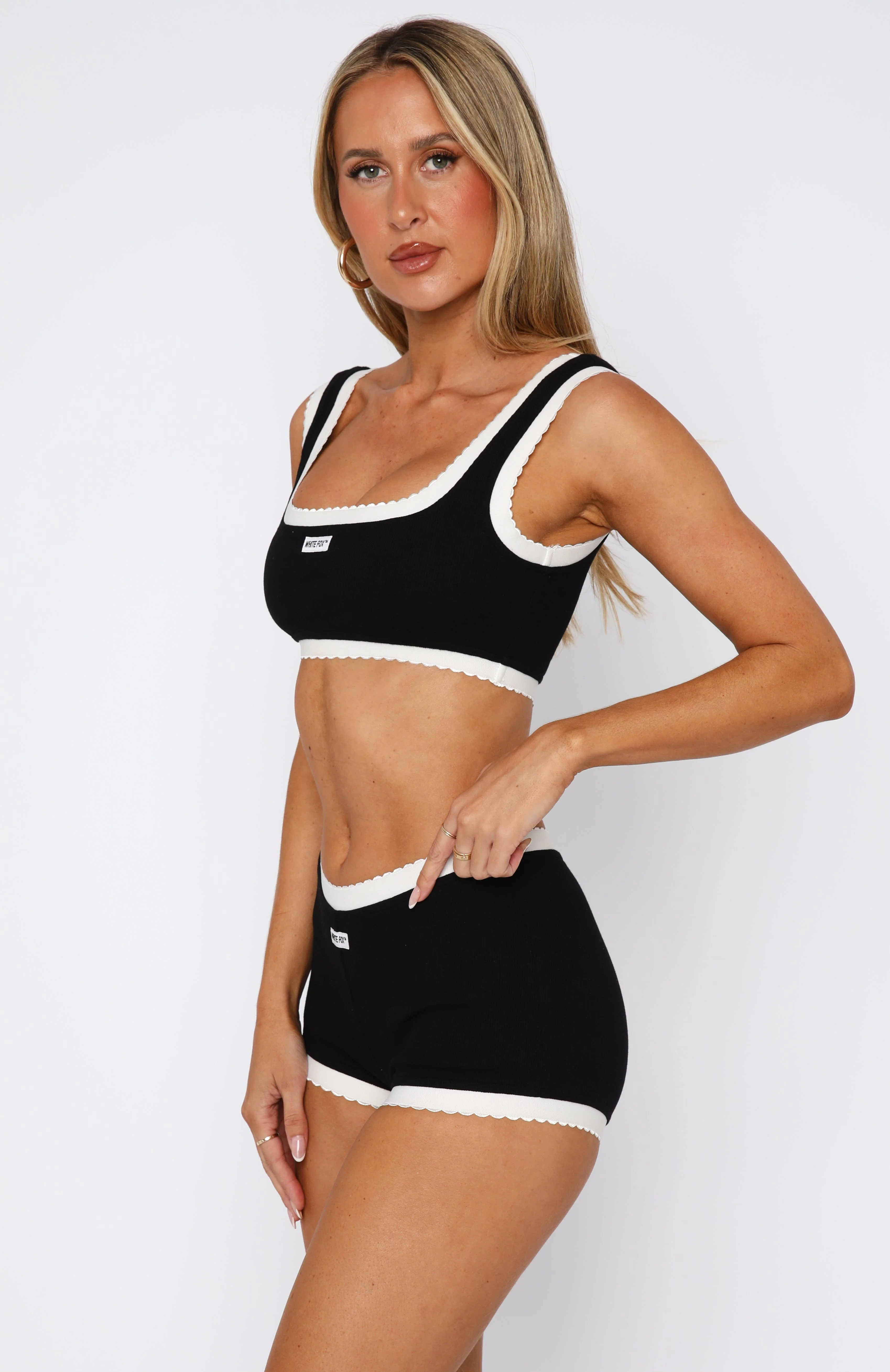 Got Carried Away Booty Shorts Black - Image 4