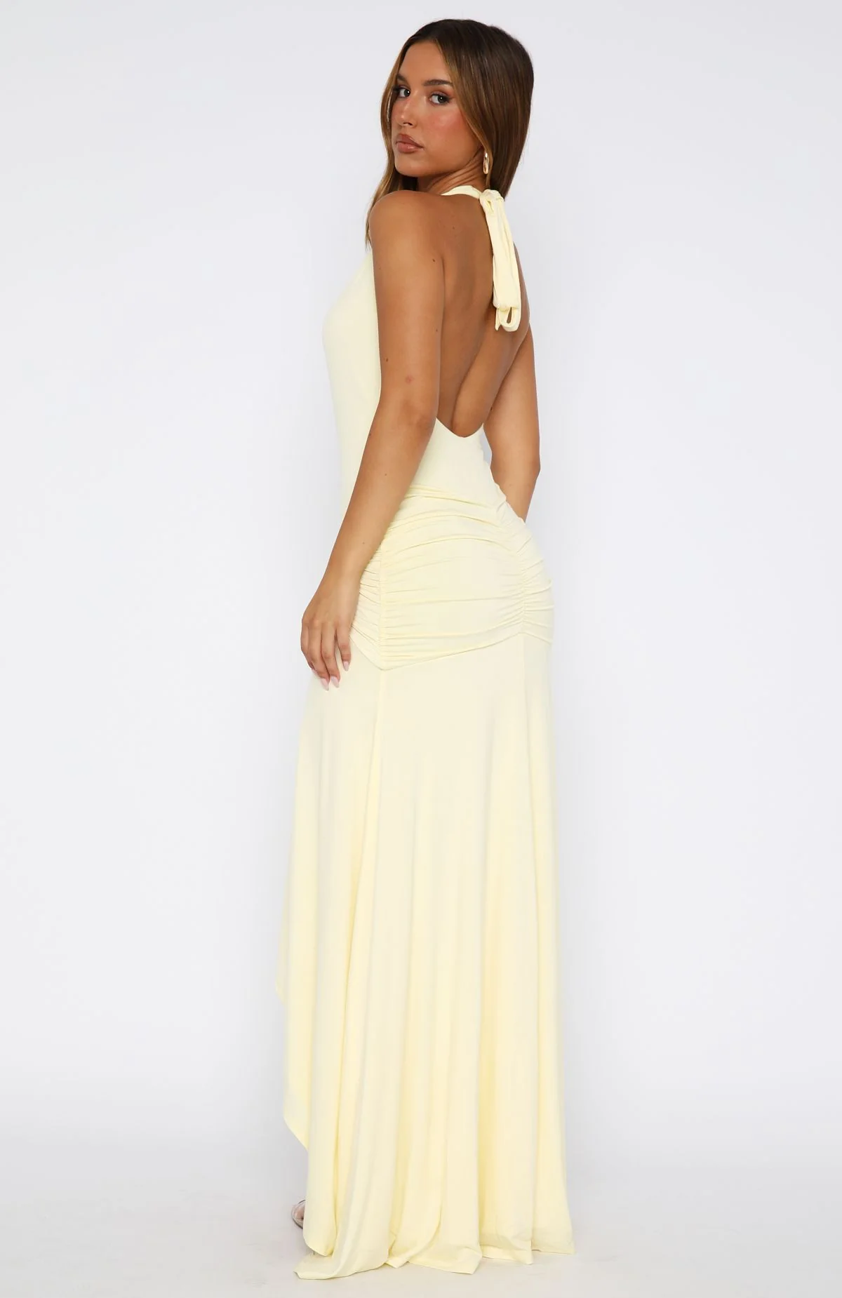 Grande Dame Maxi Dress Lemon - Image 4