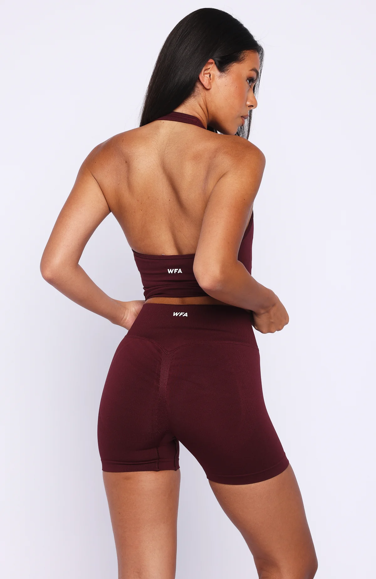 Grit Seamless Active Tank Merlot - Image 5