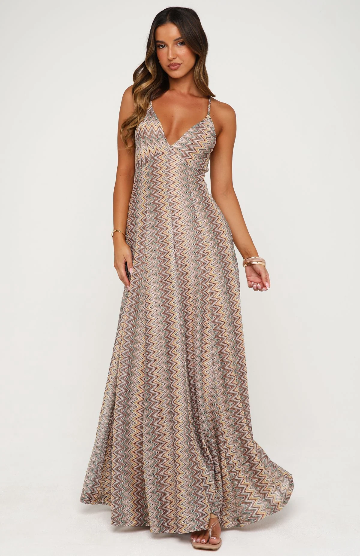 Groovy Gal Maxi Dress Dune Drift - Image 3