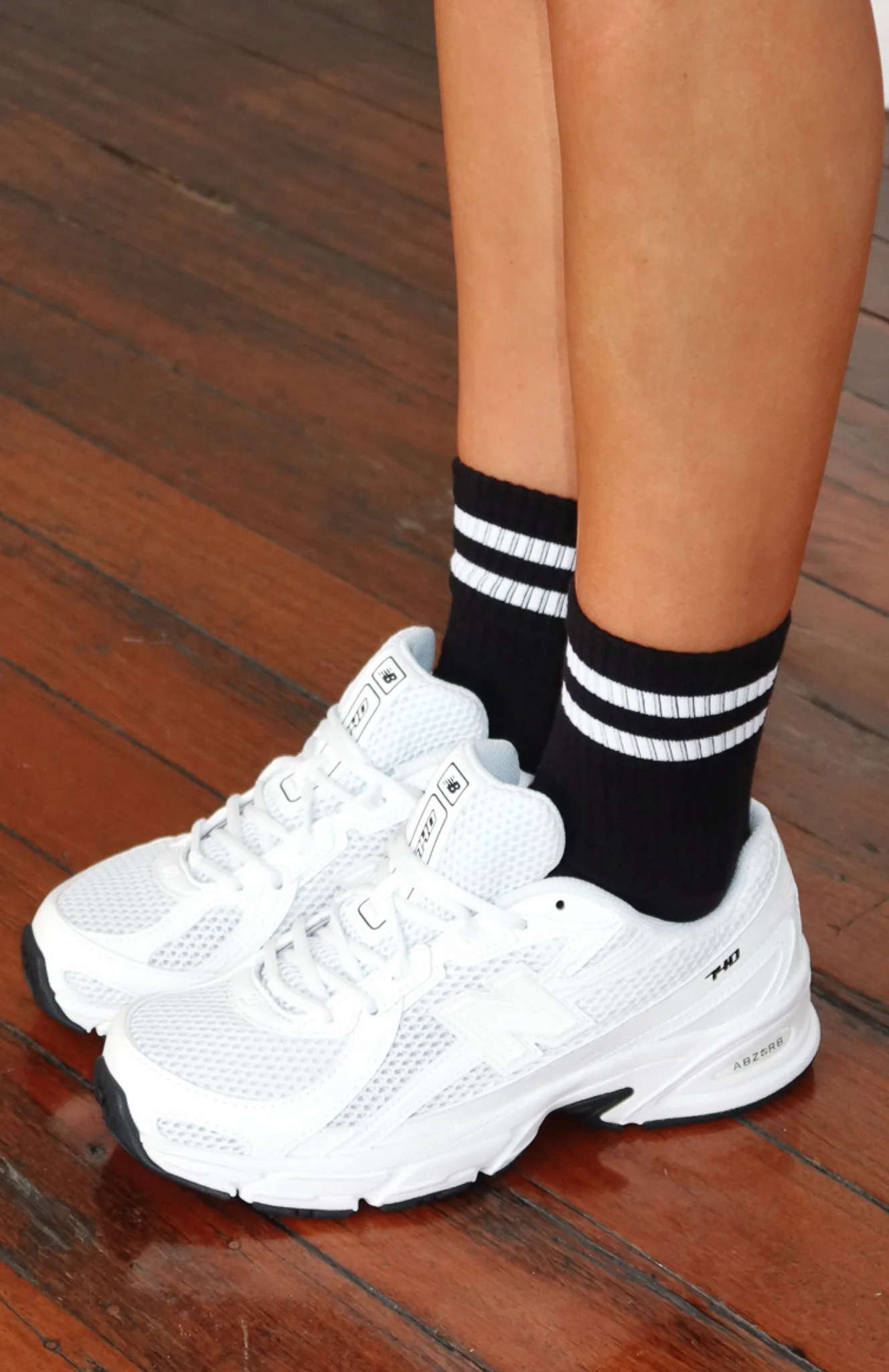 Grounded Socks Black/White - Image 5