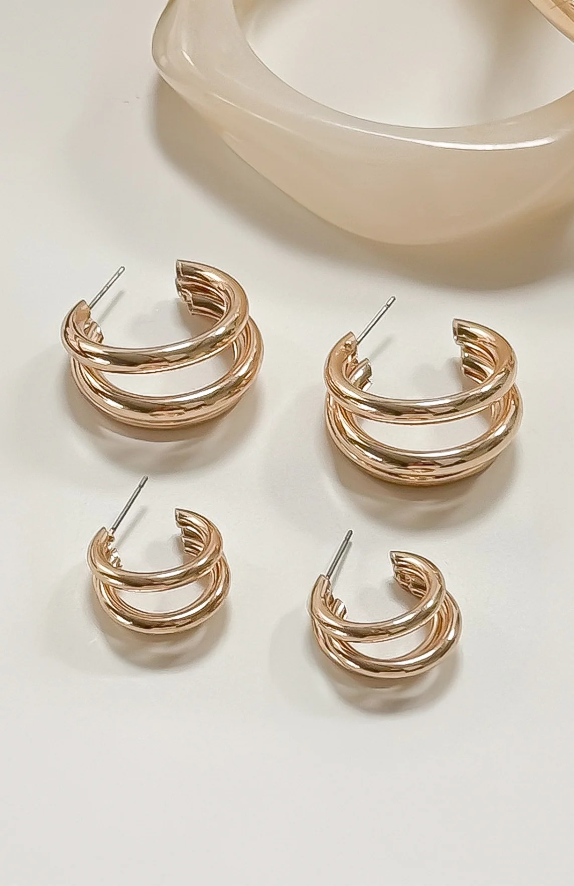 Gwynne Earring Set Gold - Image 2