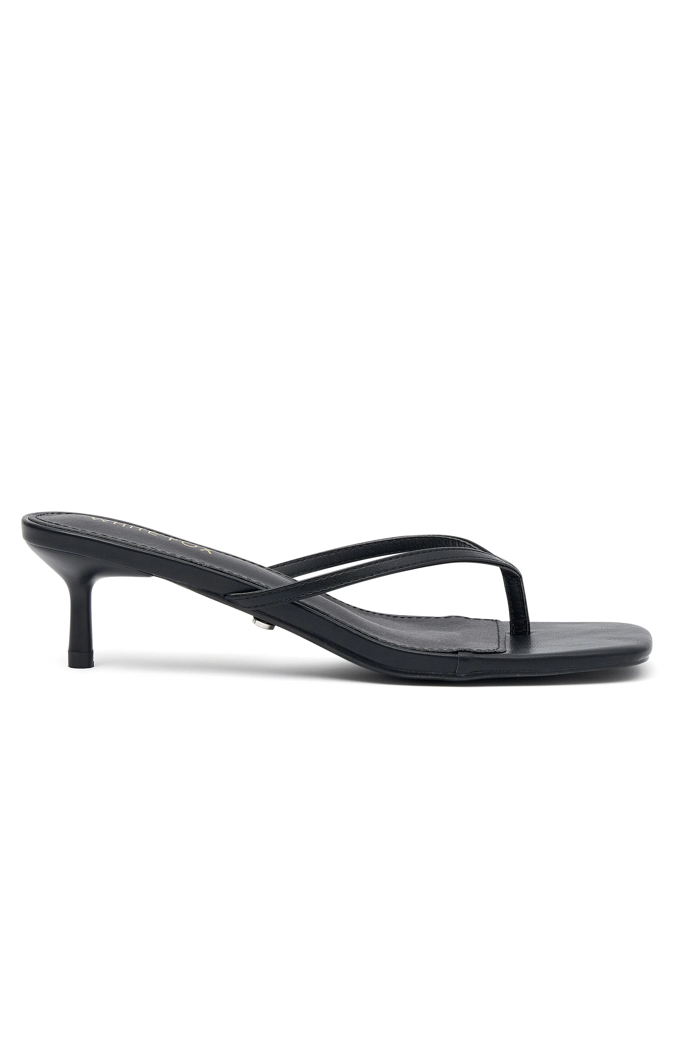 Hamptons Thong Heels Black - Image 2