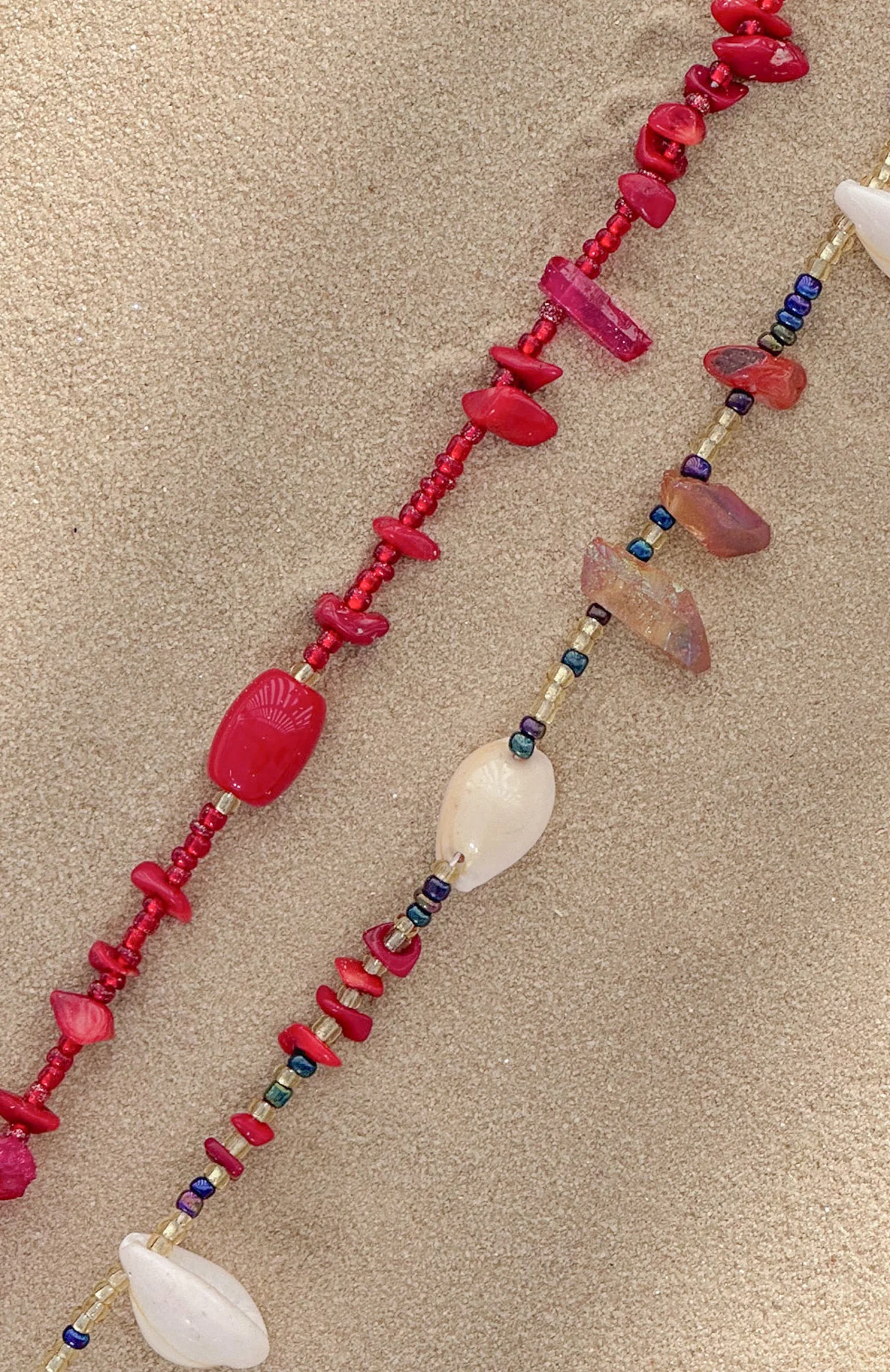 Hanalei Body Chain Red/Gold - Image 3