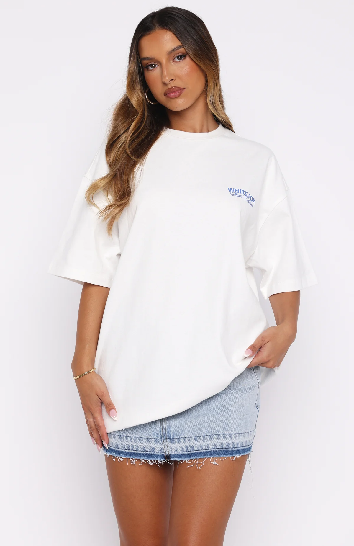 Having My Way Oversized Tee White - Image 2