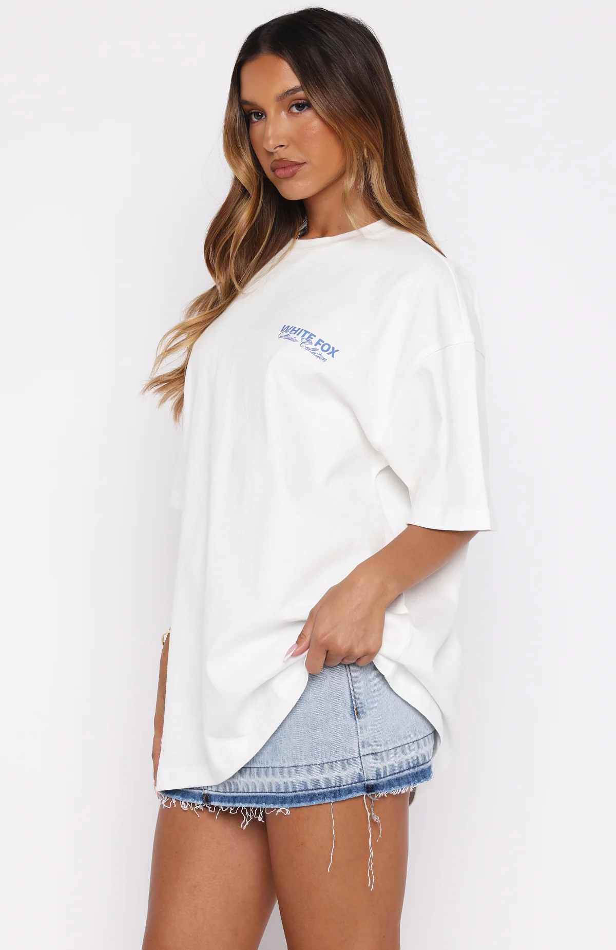 Having My Way Oversized Tee White - Image 3