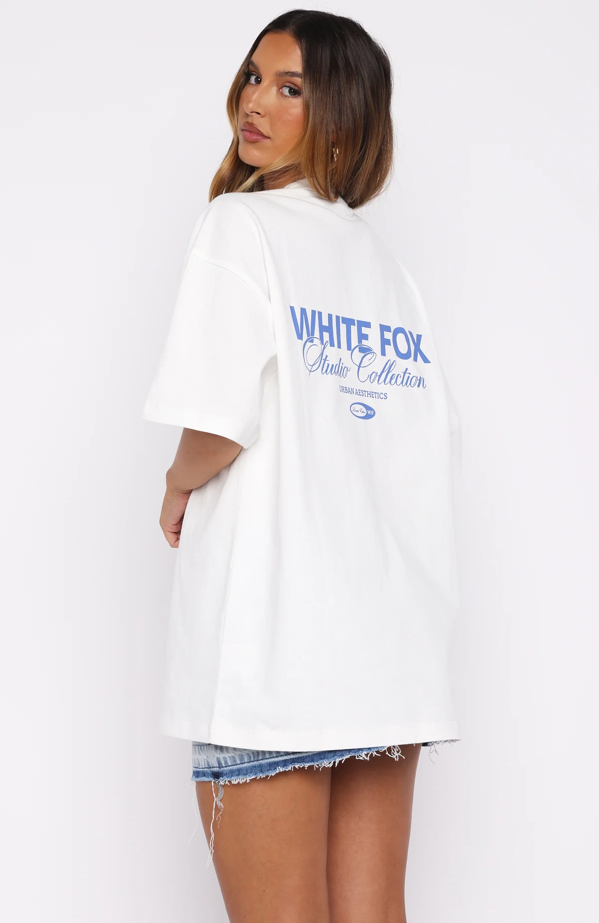 Having My Way Oversized Tee White - Image 4