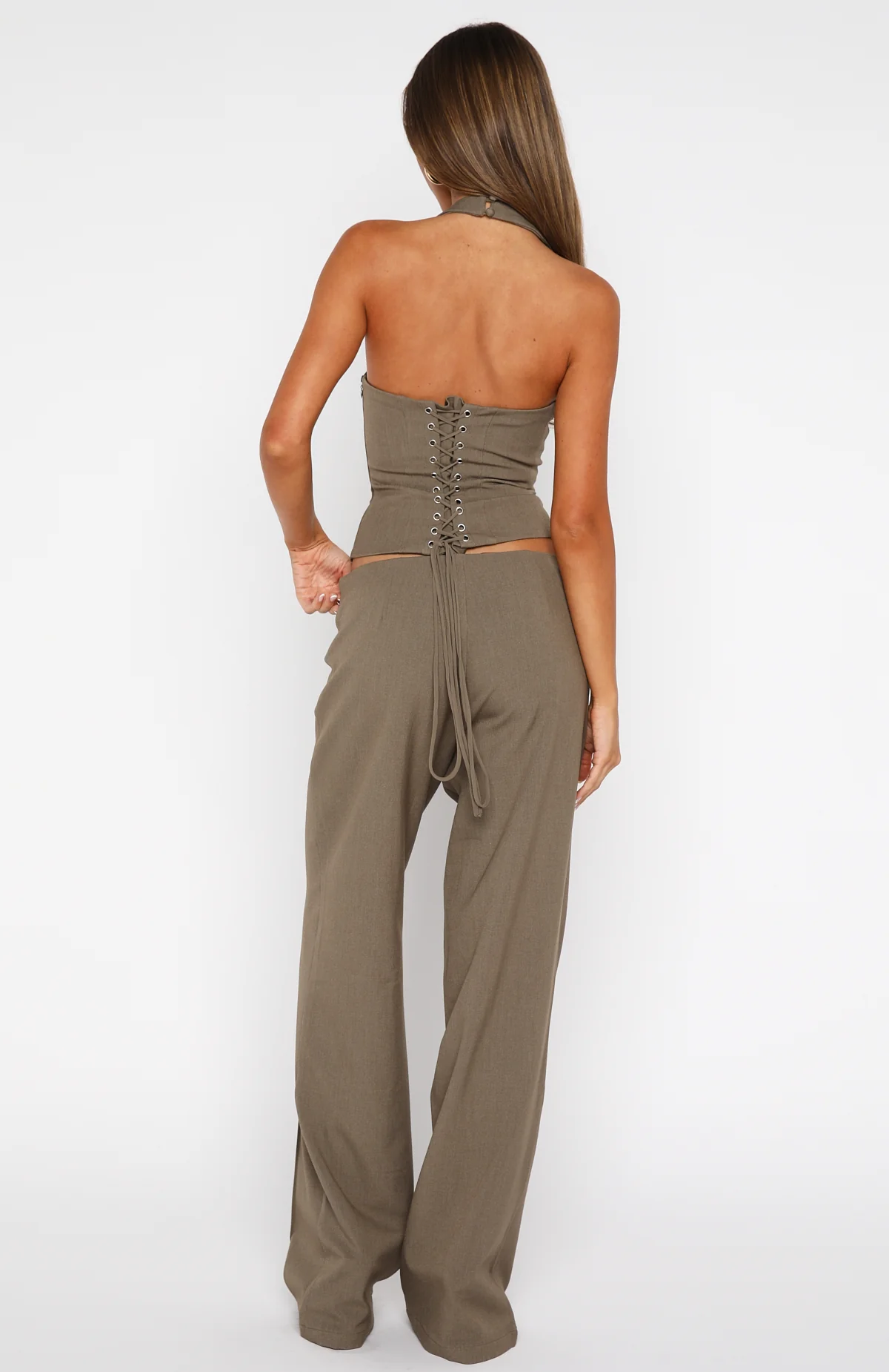 He Said She Said Pants Olive - Image 4