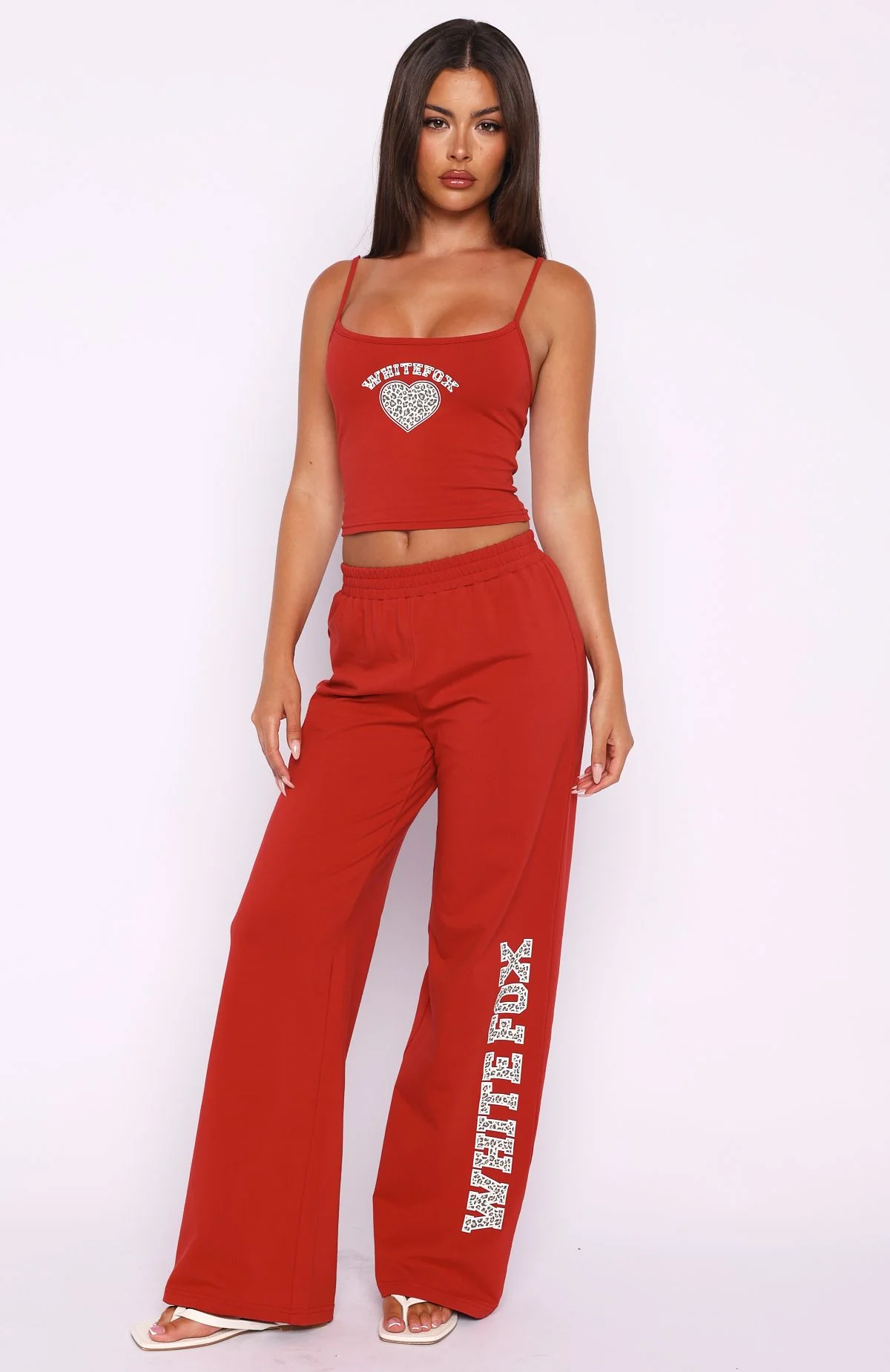 Heart Gone Wild Track Pants Red - Image 2